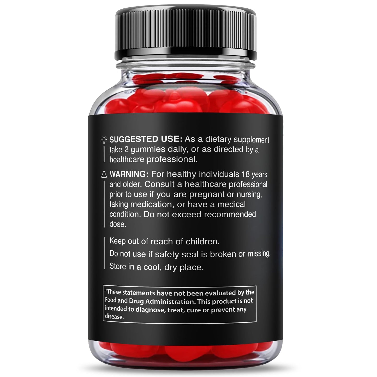 Purvia Dominator Max Gummies, 60 Gummies