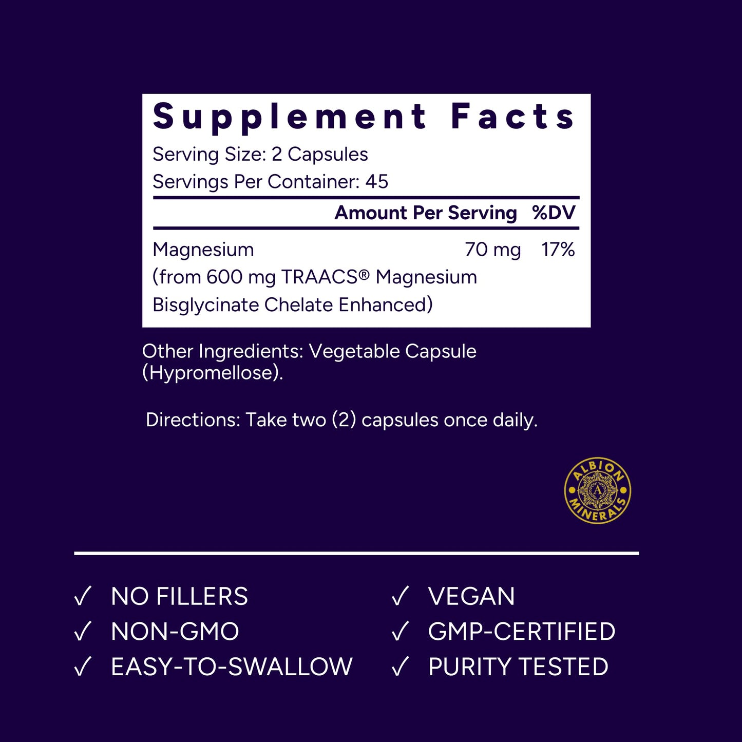 Potent Nutri Magnesium Glycinate 90 Capsules