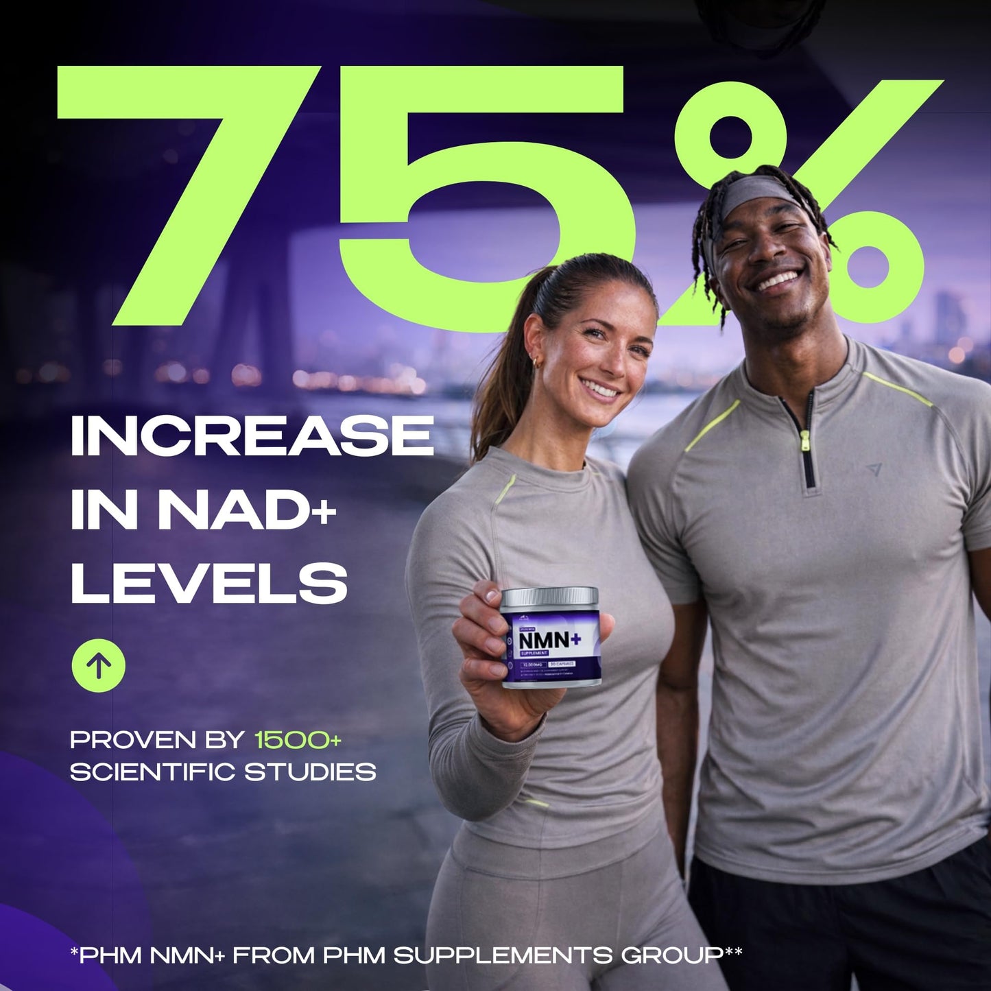 PURE HEALTH MAX NMN Supplement with NAD+ and Resveratrol with Rutin Quercertin and Catechins NMNH Alternative, 30 Capsules
