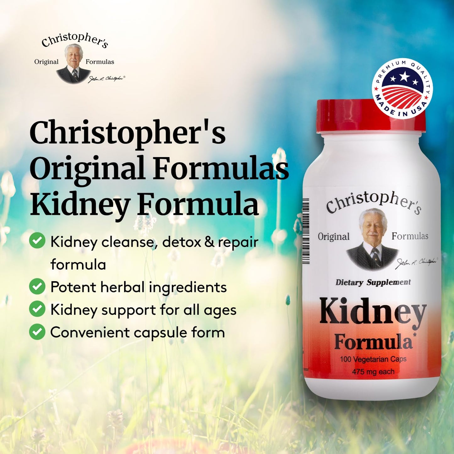 Christopher's Original Formulas Kidney Formula Capsule, 1 Count