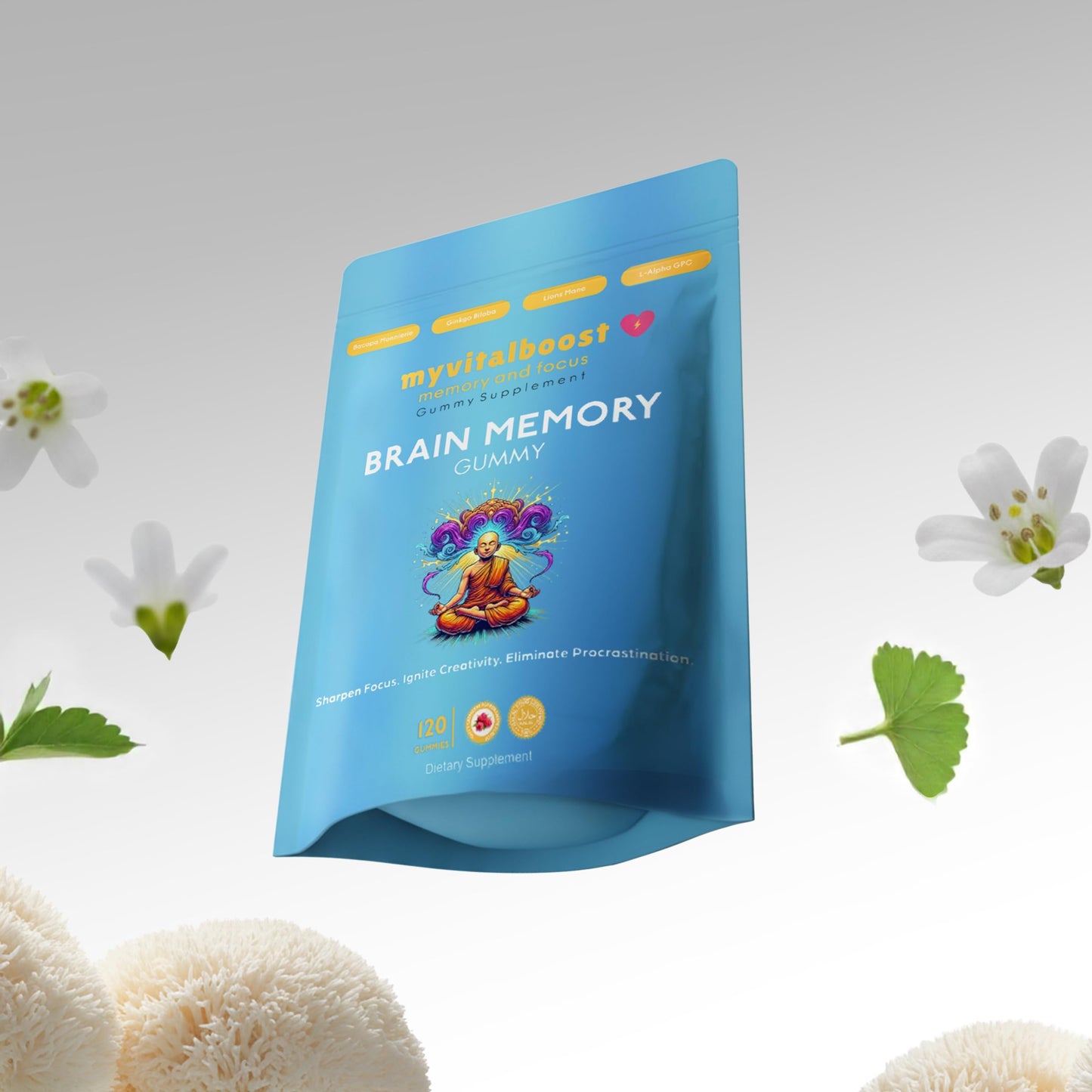 myVitalboost Nootropic Gummies 120 Gummies