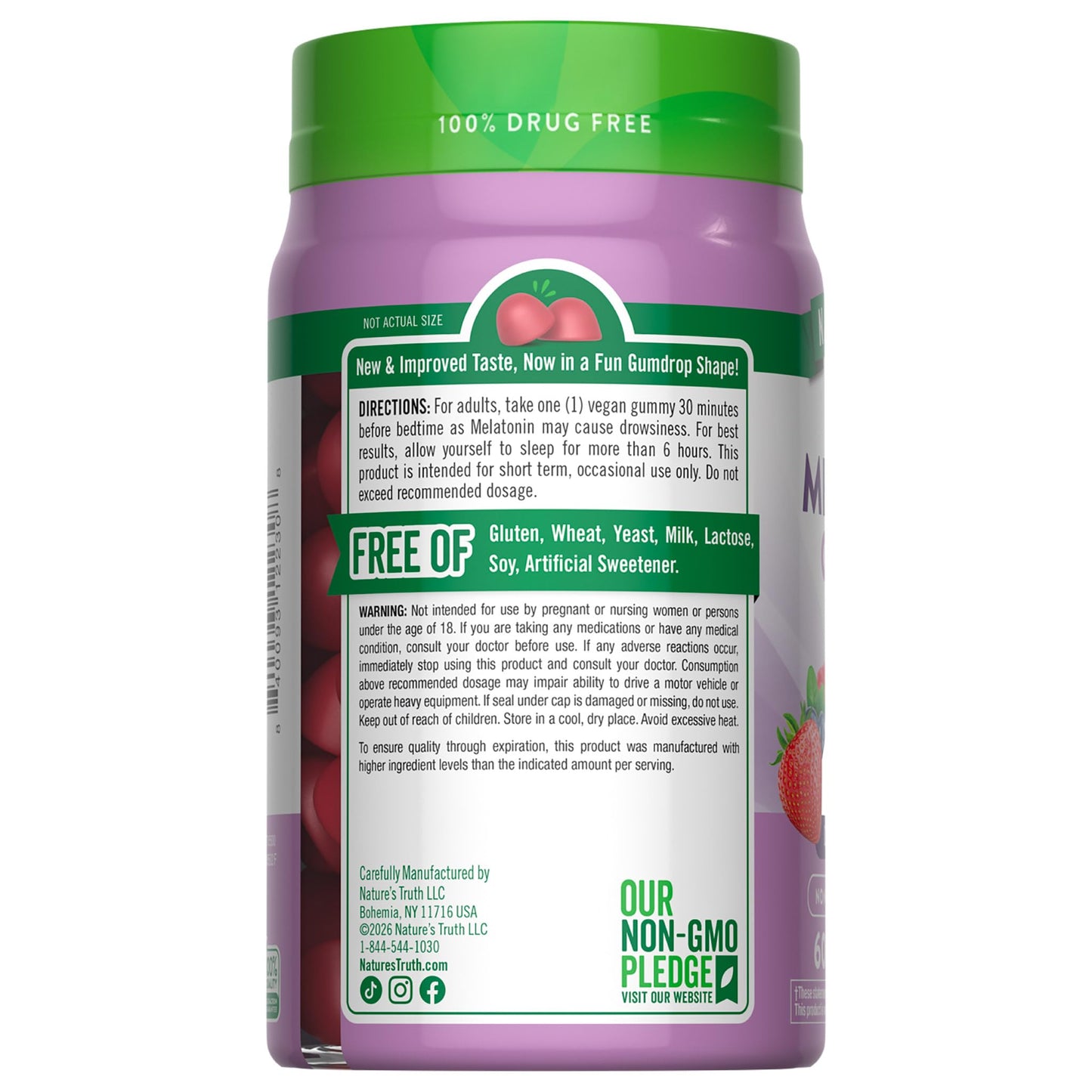 Nature's Truth Melatonin Gummies 60 Count