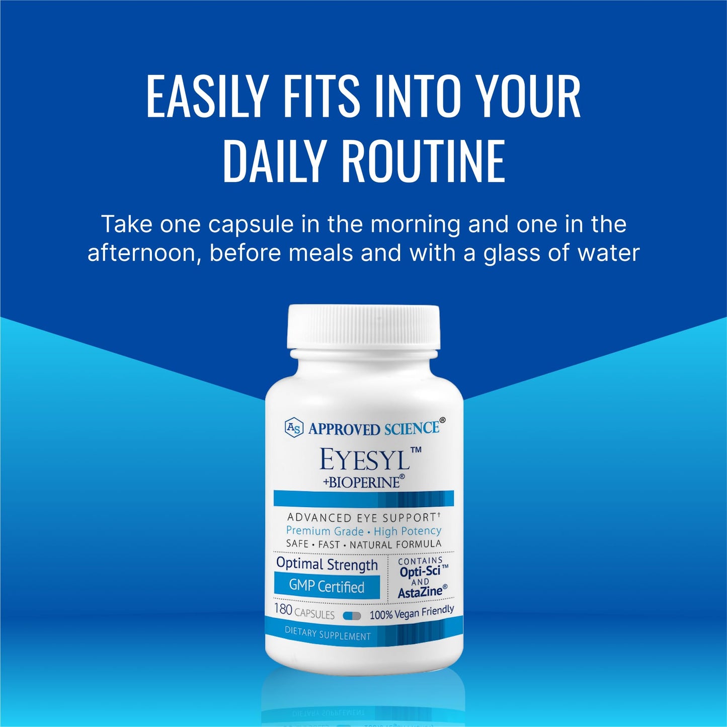 Approved Science EyeSyl Eye Support Supplement 180 Capsules