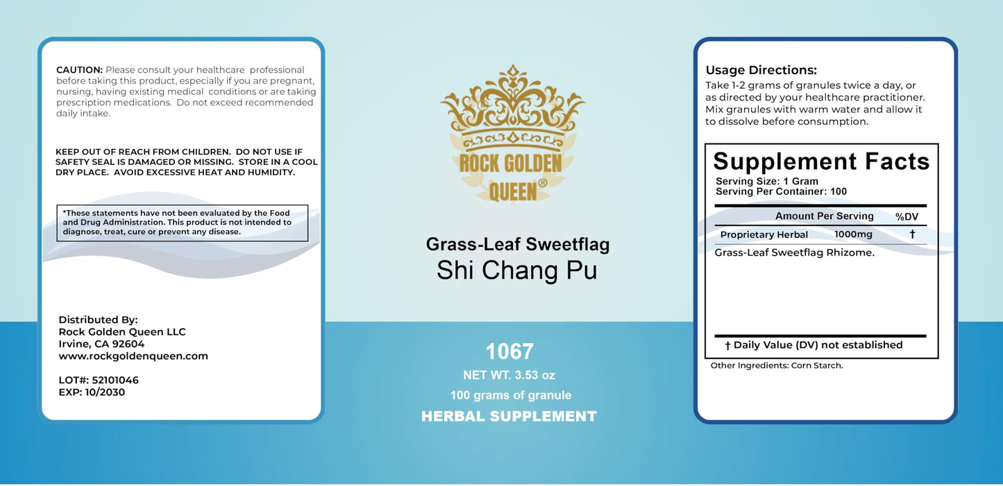 Rock Golden Queen Shi Chang Pu Grass-Leaf Sweetflag Powder 3.53 oz