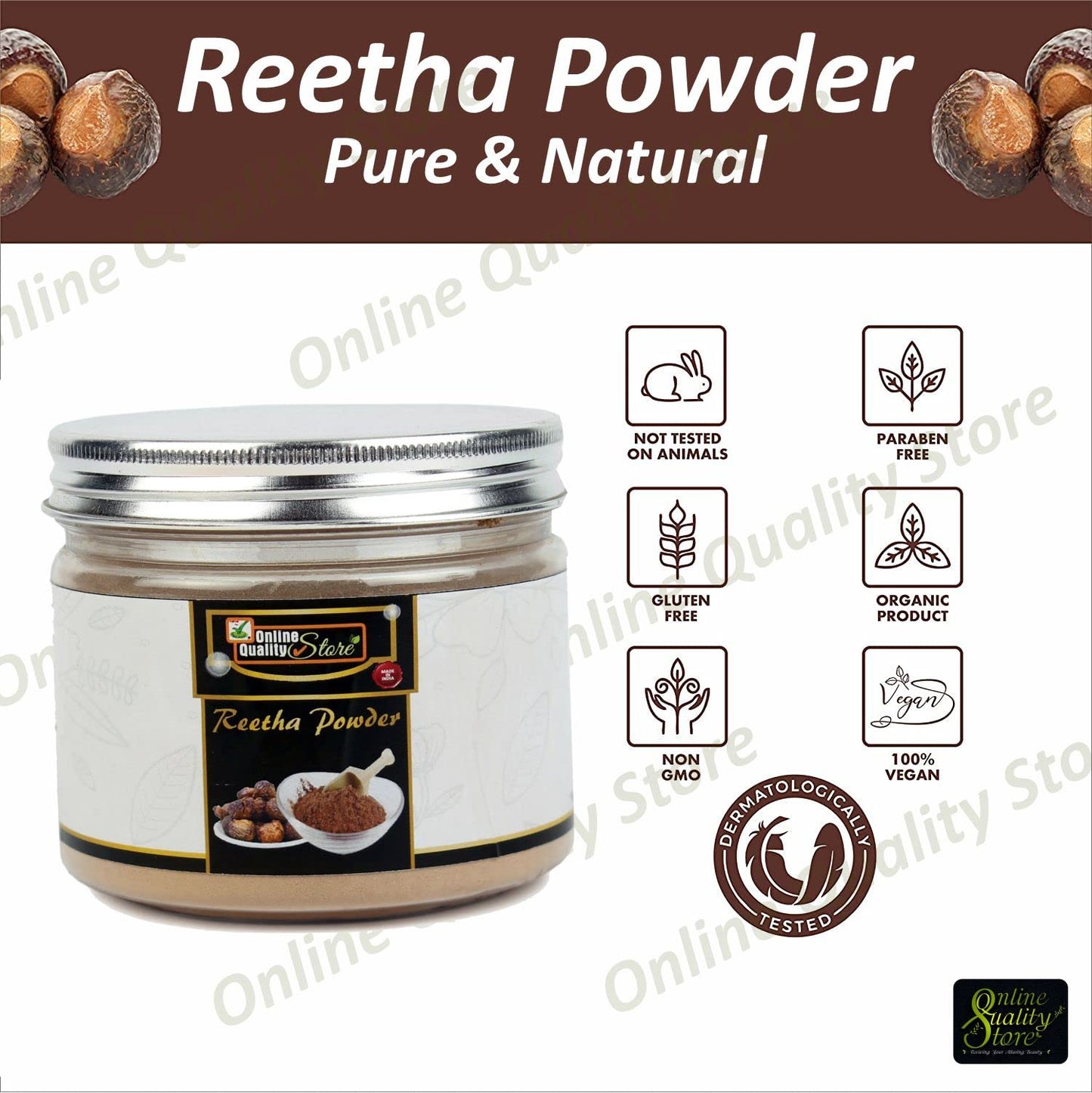Online Quality Store Herbal Reetha Powder Powder 1