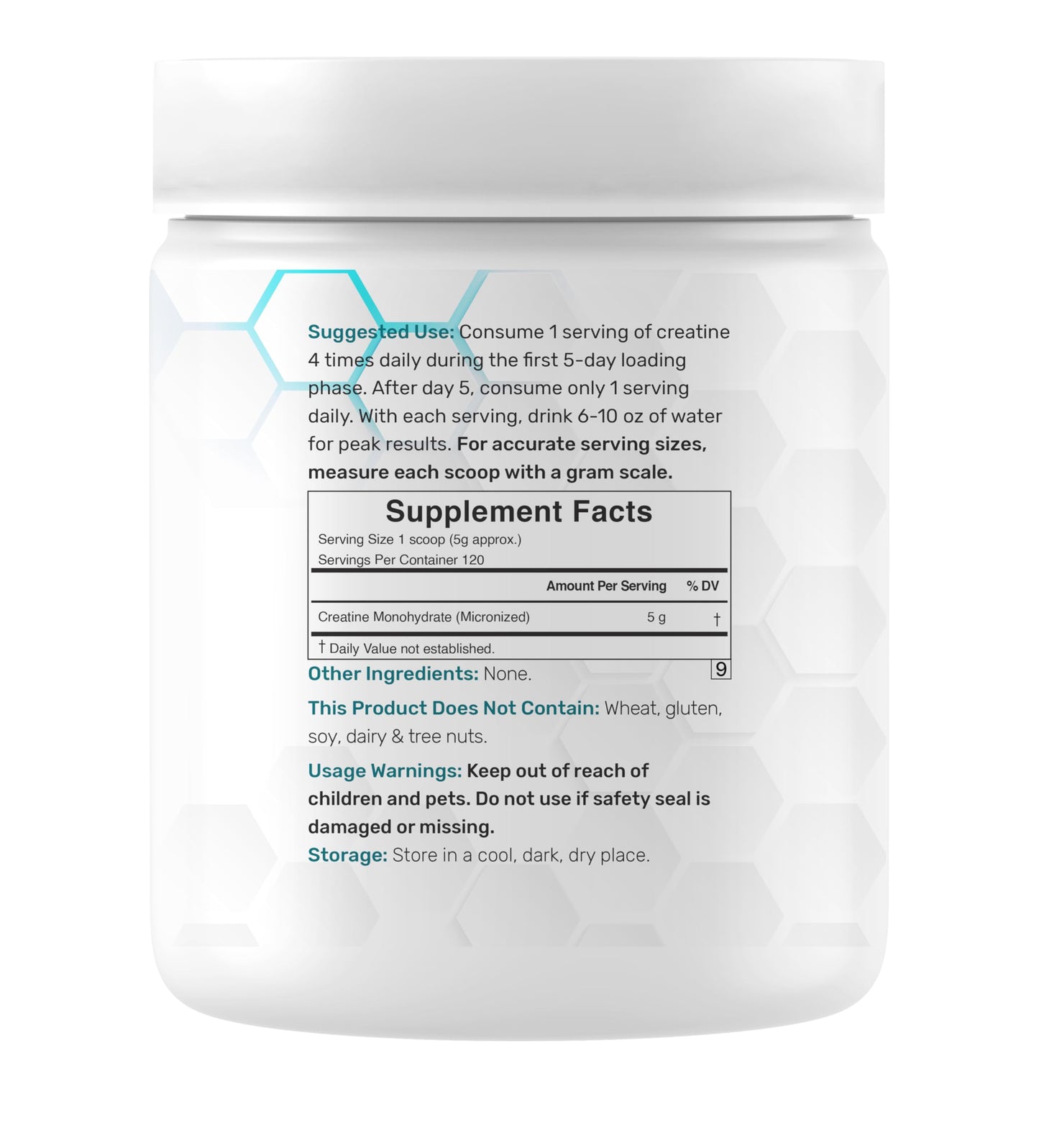 DEAL SUPPLEMENT Micronized Creatine Monohydrate Powder 21.2 oz