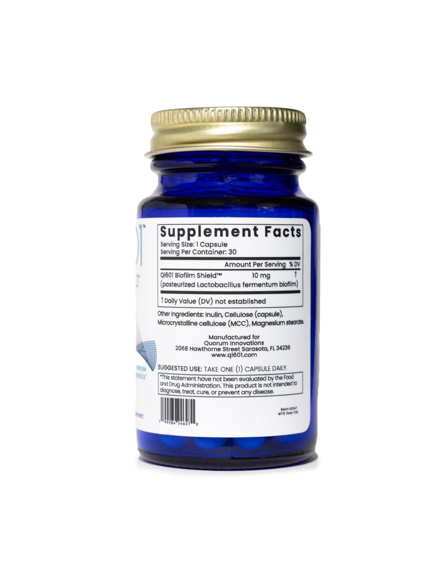 Qi601 Microplastics Detox with Probiomic Technology Capsule 30 Count