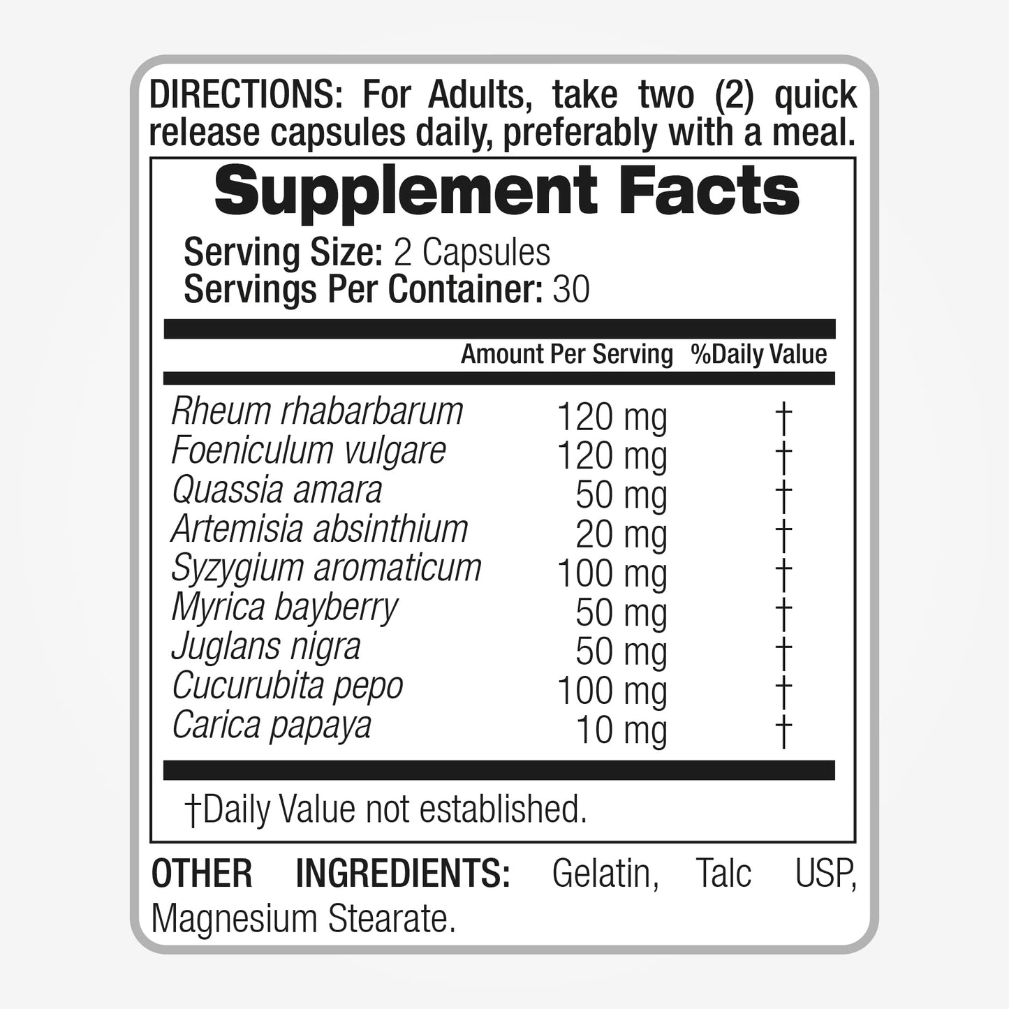 FITO MEDIC'S Detox Cleanse Capsule 1 Count