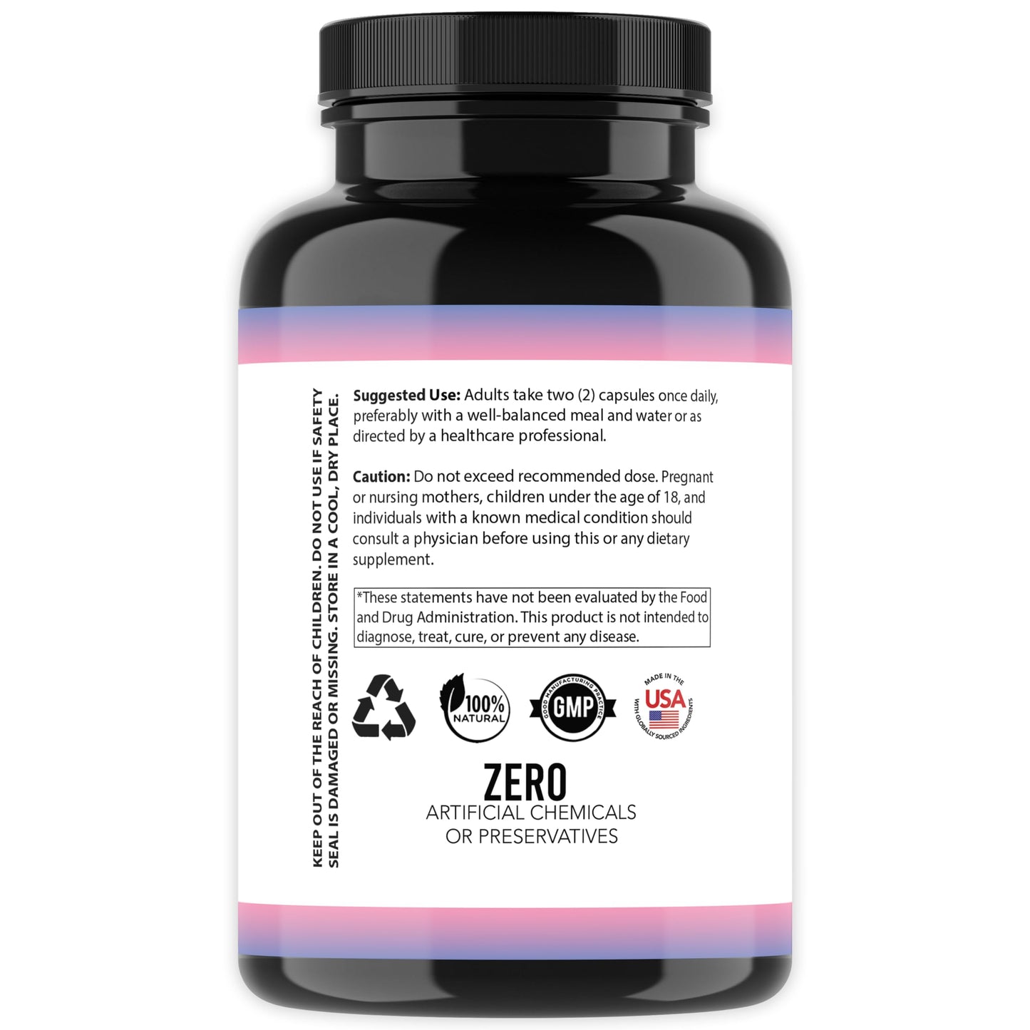 Angry Supplements Pretty Probiotics for Women – Beauty & Wellness Blend to Support Hair, Skin, Nail & Gut Health: Zinc, Chaste Tree Fruit, Bifidobacterium & Lactobacillus – 60 Capsules