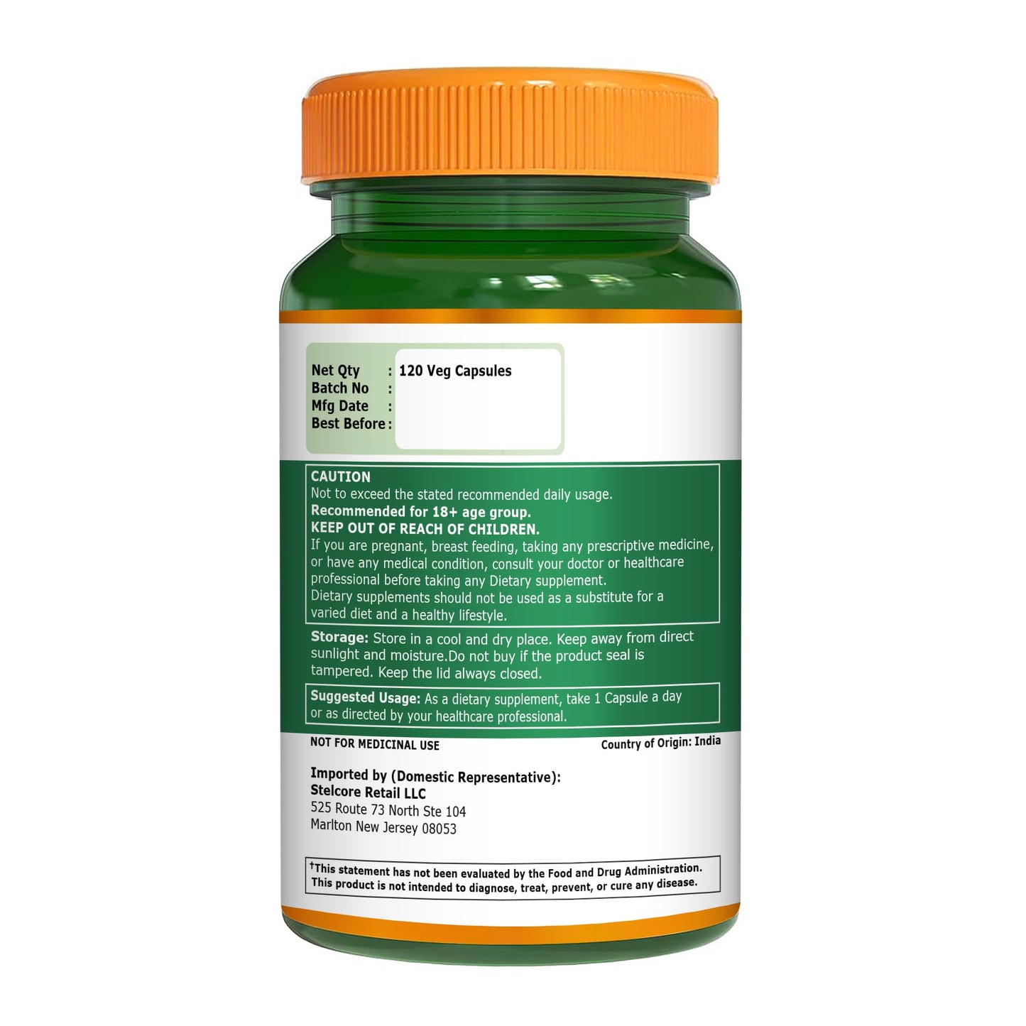 Pure Nutrition Natural Treasures Mucuna Pruriens 500 mg 5:1 Extract Capsule, 120 Count