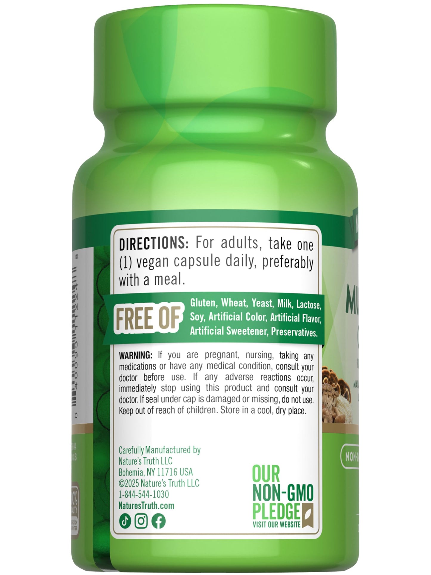 Nature's Truth Mushroom Complex Capsules 60 Count