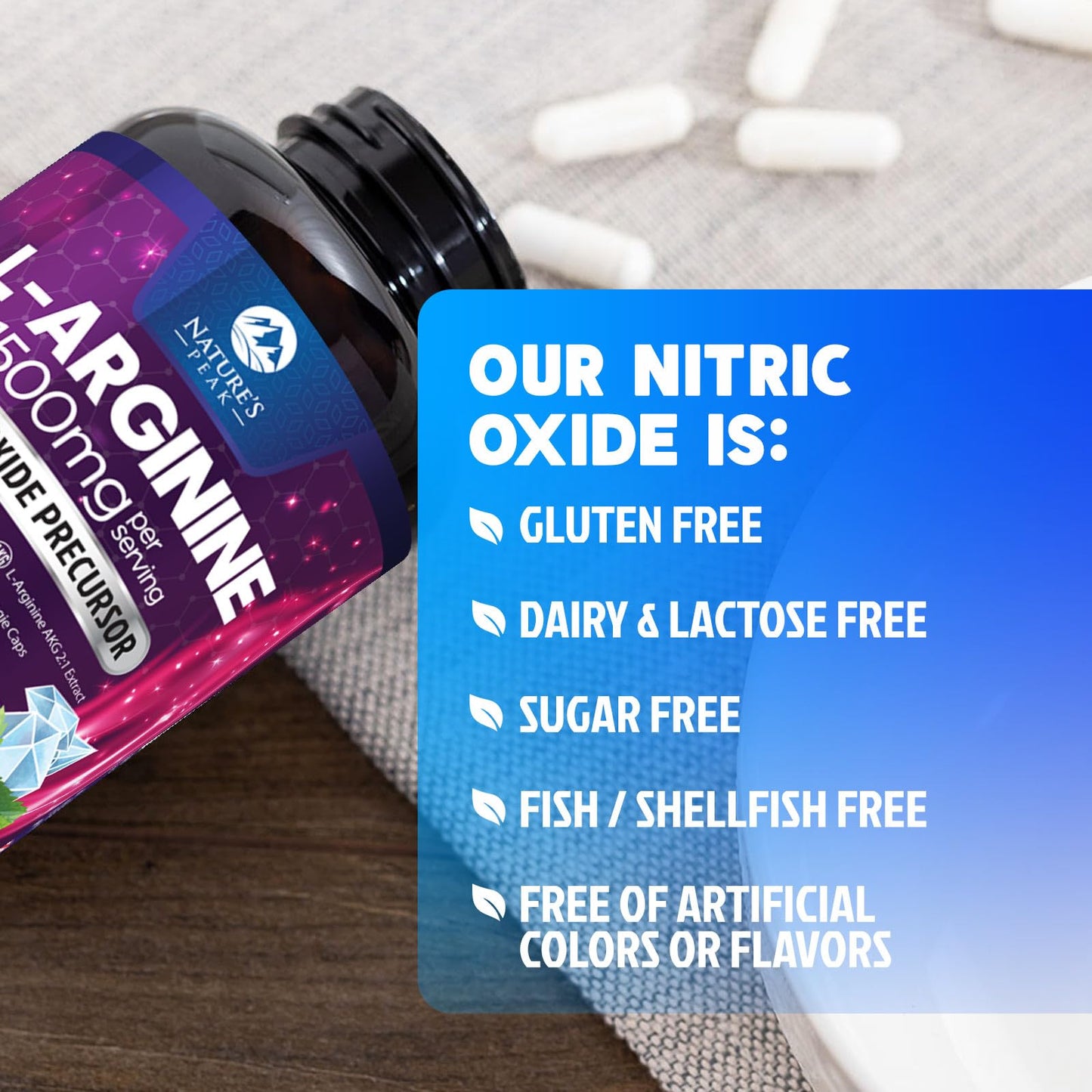 Nature's Peak L-Arginine Complex 120 Capsules