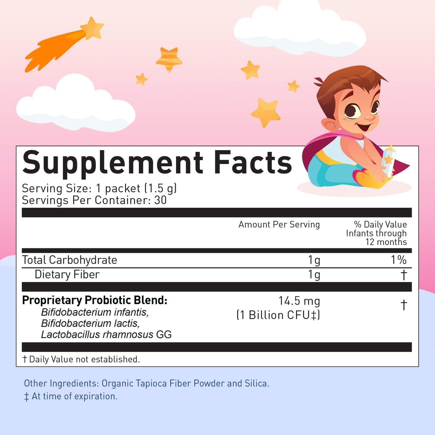 LOVEBUG Infant Probiotics 0-6 Months Powder, 60 Count