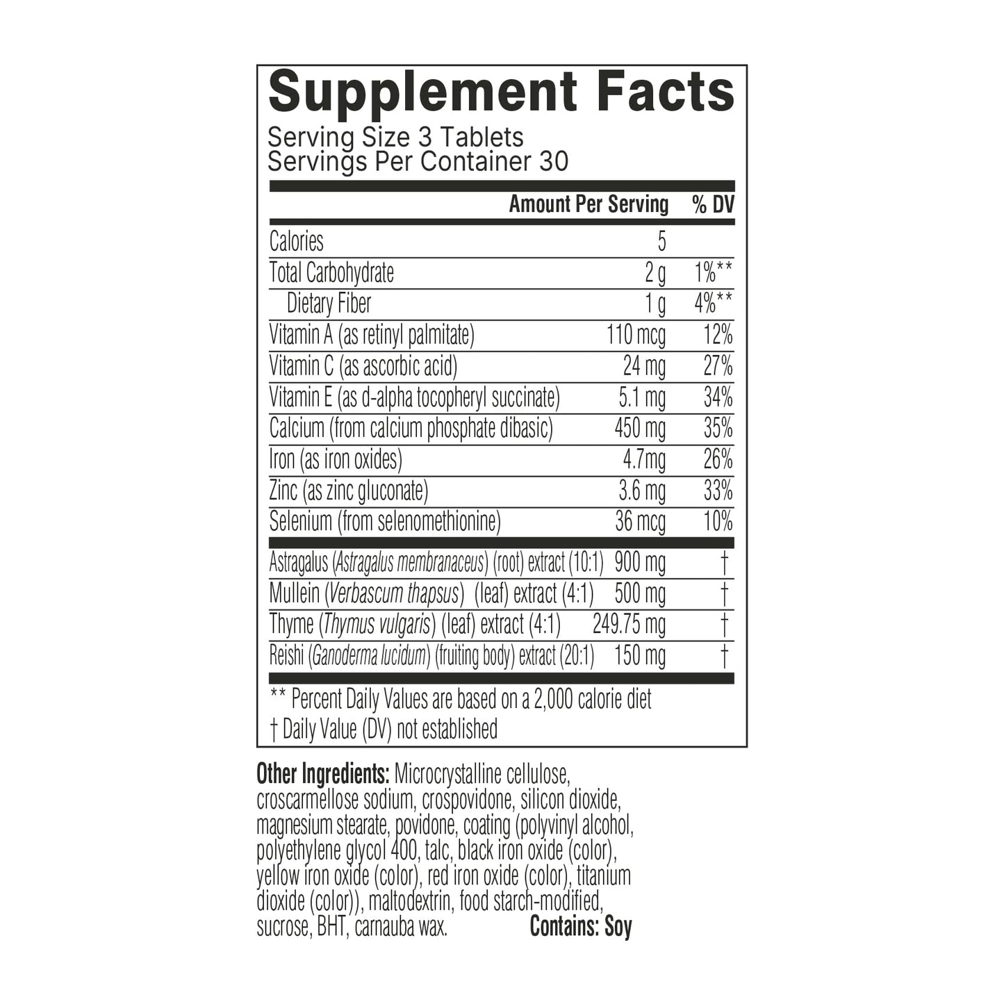 Swisse Mullein Lung Cleanse for Smokers Tablets, 90