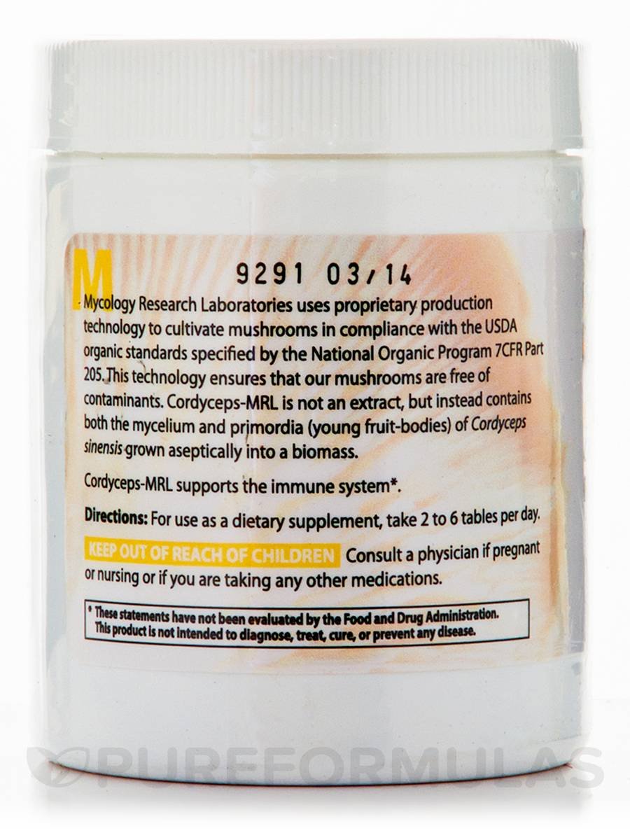 Mycology Research Labs Cordyceps Sinensis 500 mg Tablets, 1 Count