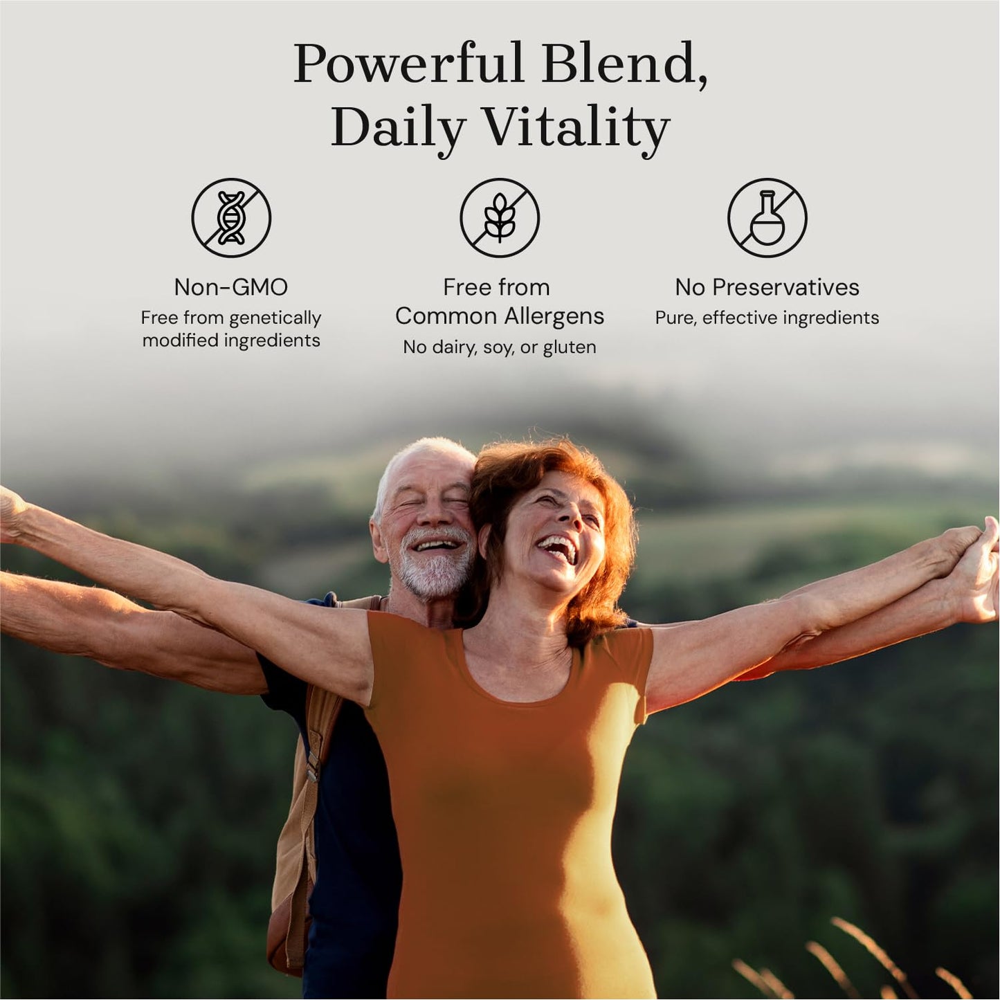 7th Manna Daily Immunity Lion's Mane Mushroom Complex Capsules with Cordyceps, Turkey Tail & Reishi, Brain Support, Focus, Energy & Immune Booster, 60 Capsules