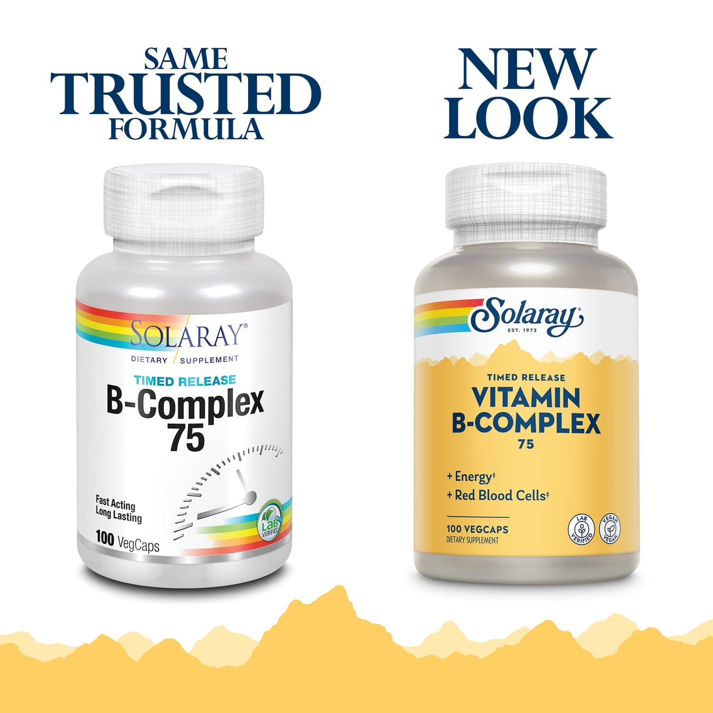 Solaray B-Complex 75 Time Release Capsule, 100 Count