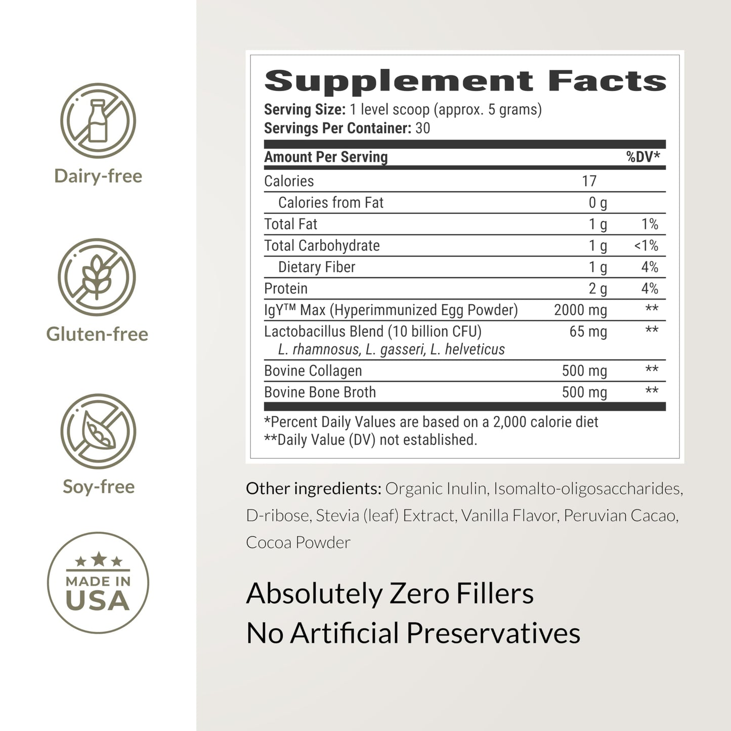 BIOptimizers Microbiome Breakthrough Gut Support Powder 5.3 oz