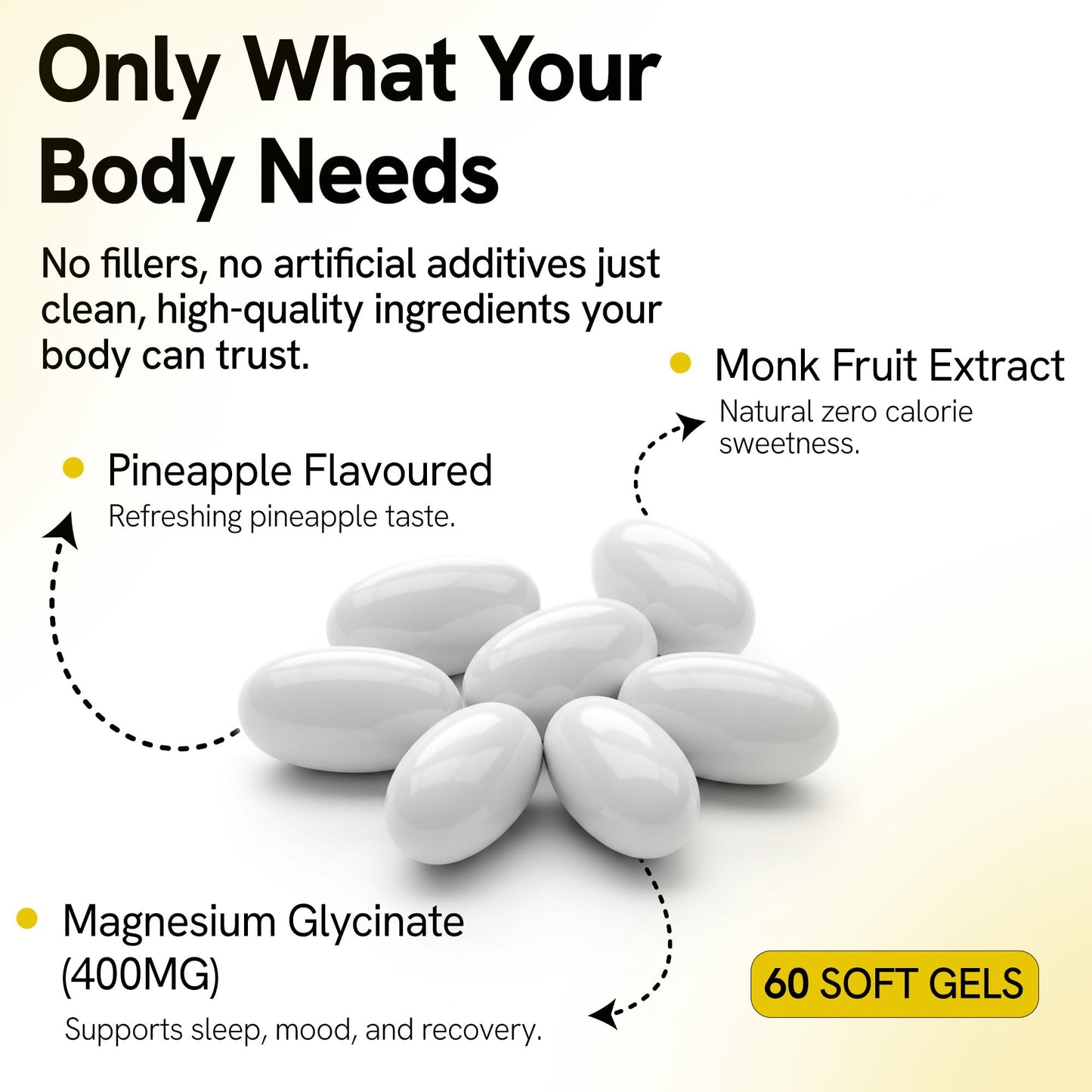 Pharmlitalia Magnesium Glycinate 400mg, 60 Softgels