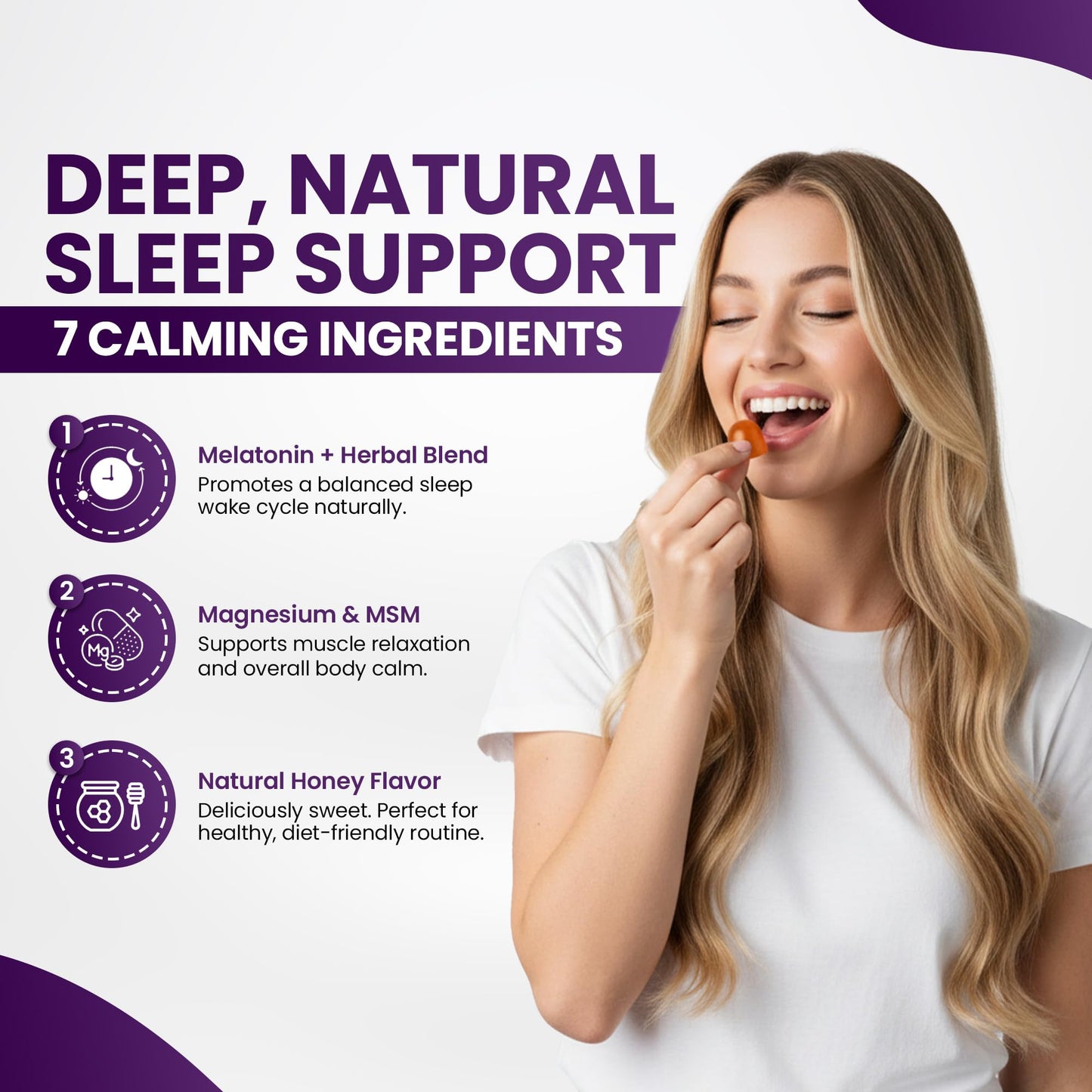 Sakoon nutrition Melatonin Gummies 10mg 30 Count