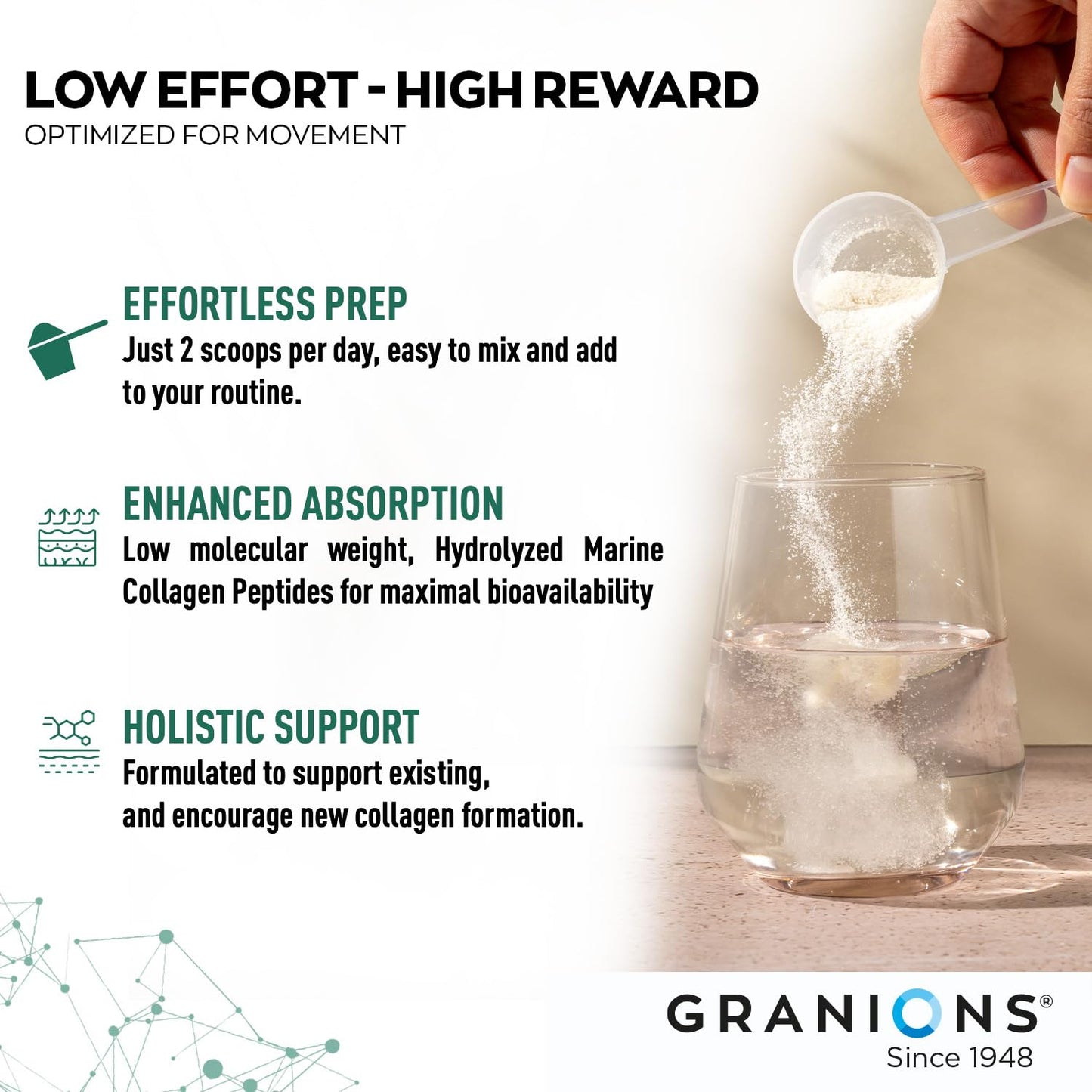 Granions Glucosamine Chondroitin MSM Powder 9.91 oz