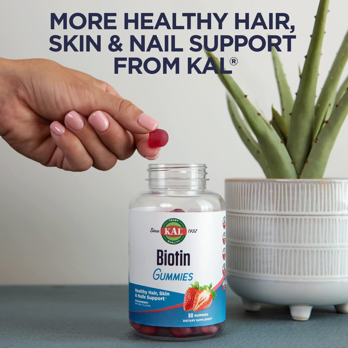 KAL Silica Plus Silica Gel with Horsetail Extract Tablets, 90 Count