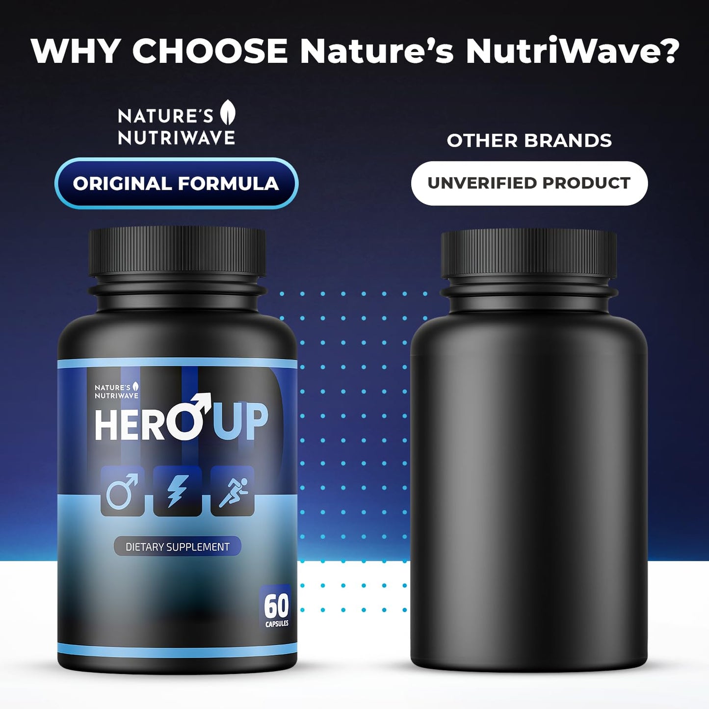 Nature’s NutriWave HeroUP Plant-Based Capsules, 180 Capsules