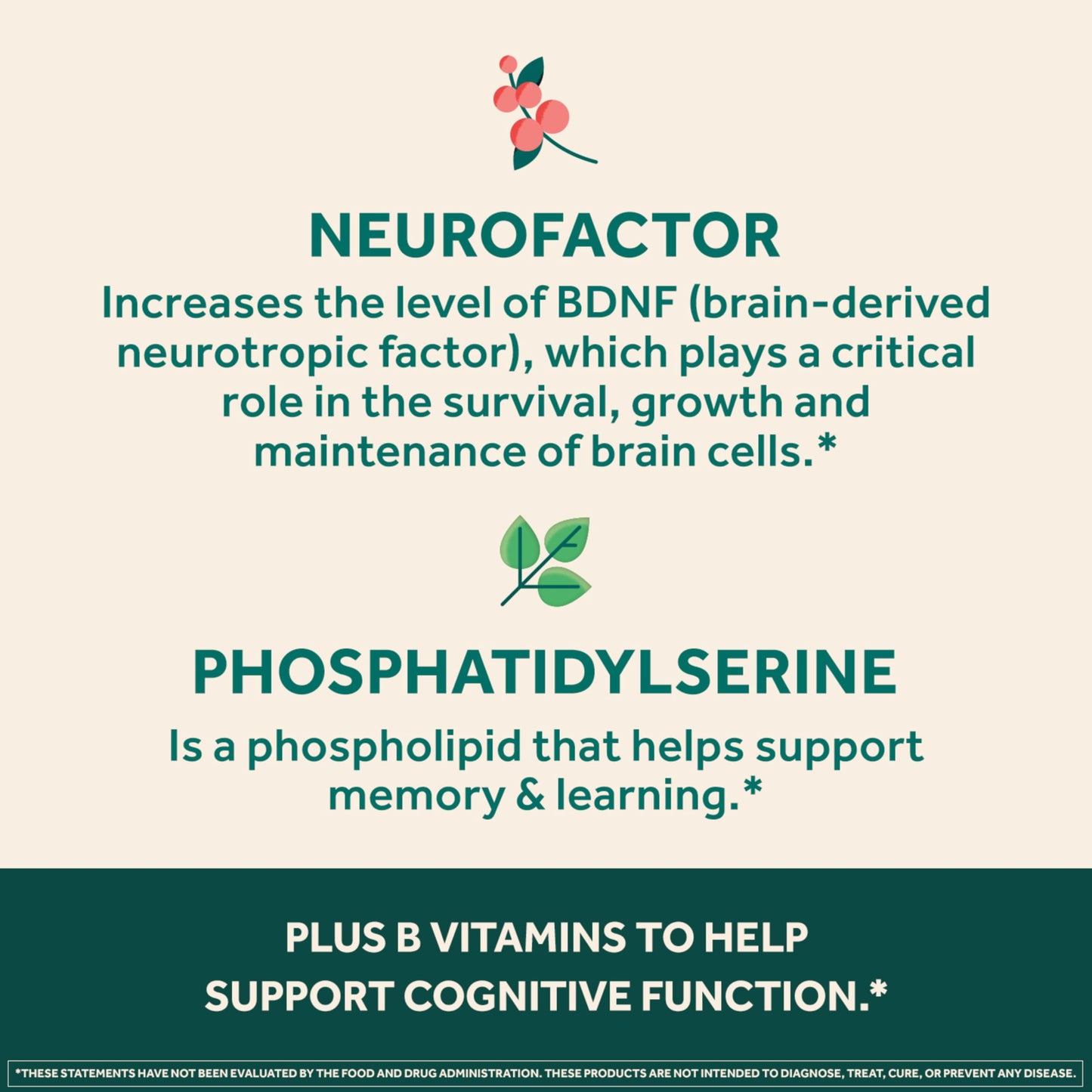 NEURIVA Ultra Brain Supplements for Memory and Focus, Phosphatidylserine, Cognivive, Neurofactor, Folic Acid, Vitamin B12 & Vitamin B6, 60 Capsules