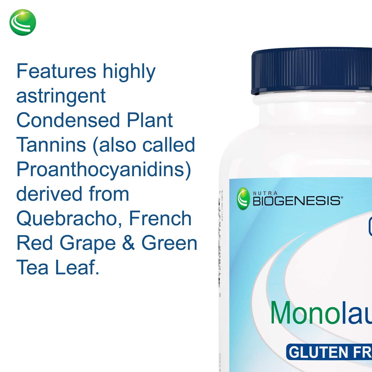 Nutra BioGenesis Monolaurin Capsules, 120 Vegan Capsules