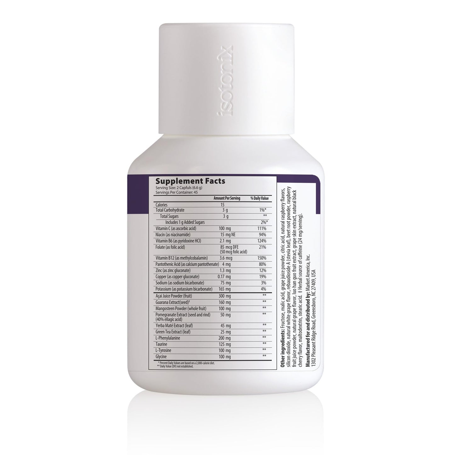 Isotonix Acai Advanced Energy and Antioxidant Formula Powder 10.58 Ounce