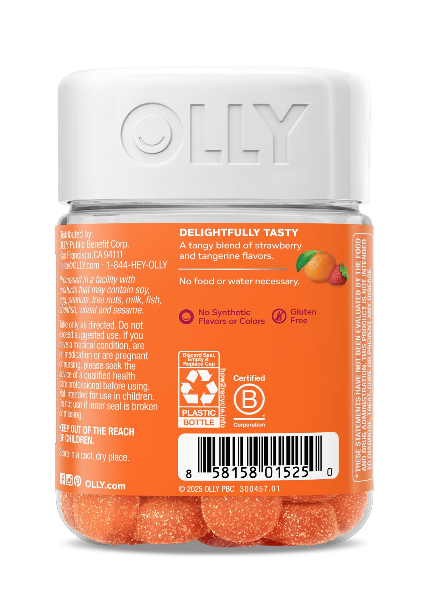 OLLY Laser Focus Gummies 72 Count