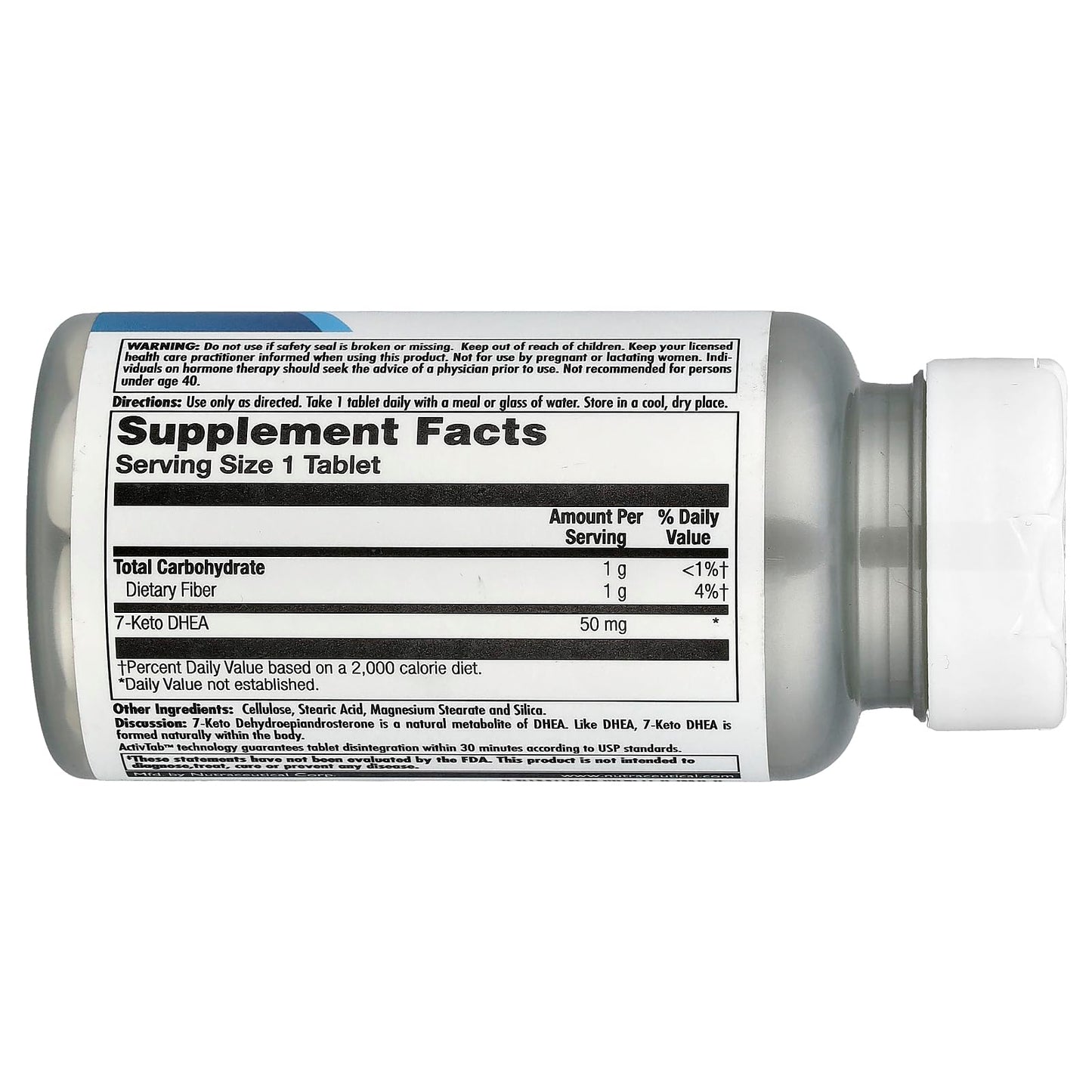 KAL 7 Keto DHEA 50 MG Tablet, 30 CT