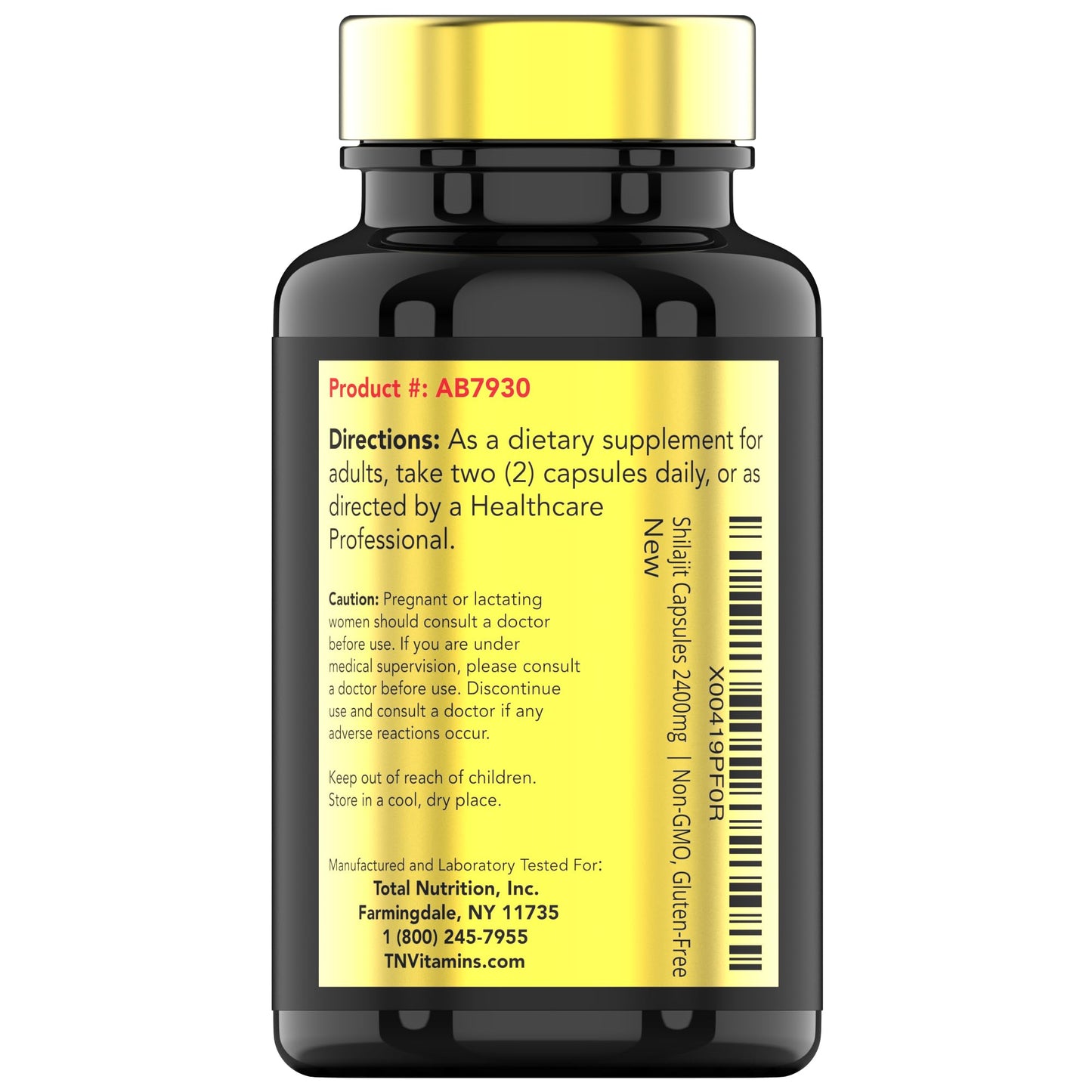 tnvitamins Shilajit Capsules 2400 MG Capsule 180 Count