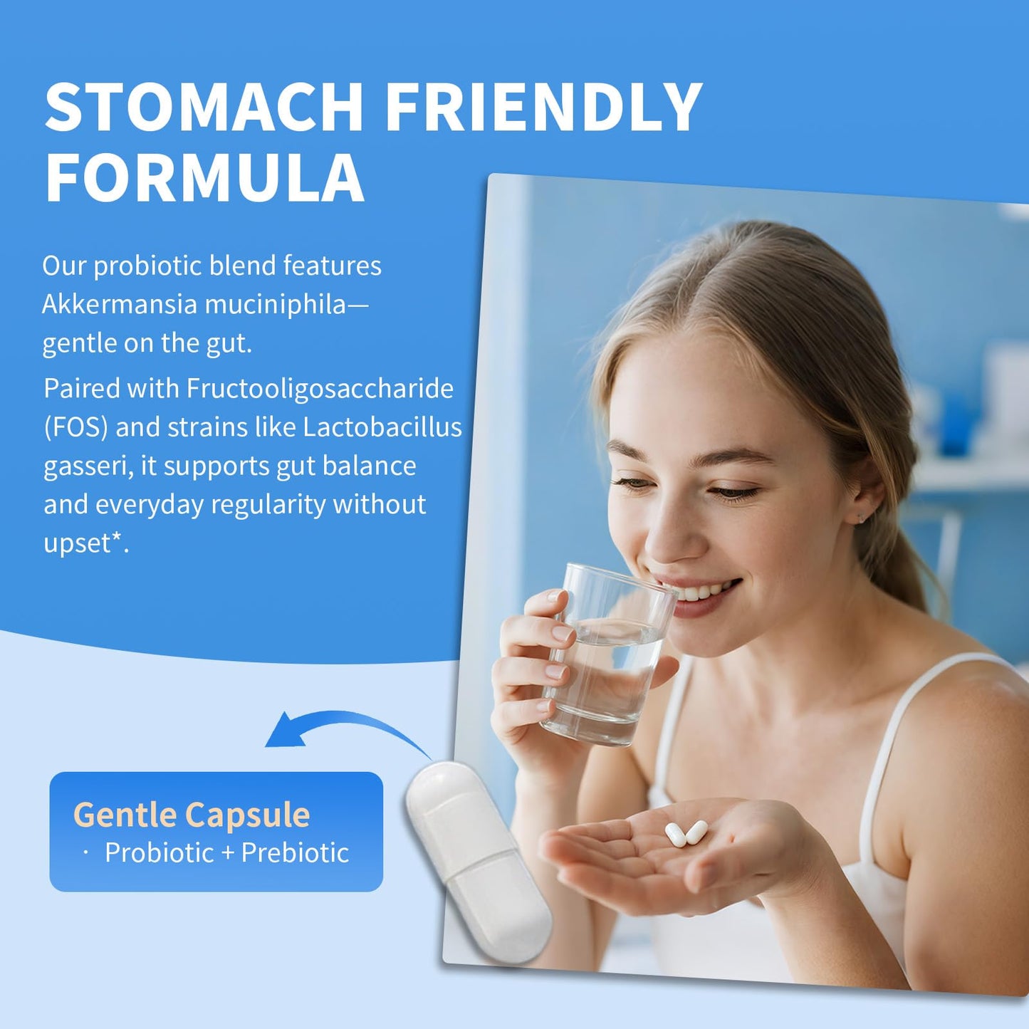 Mulittea Gut Health Supplement with Berberine, Garcinia Cambogia, Bitter Melon Capsule 60 Count
