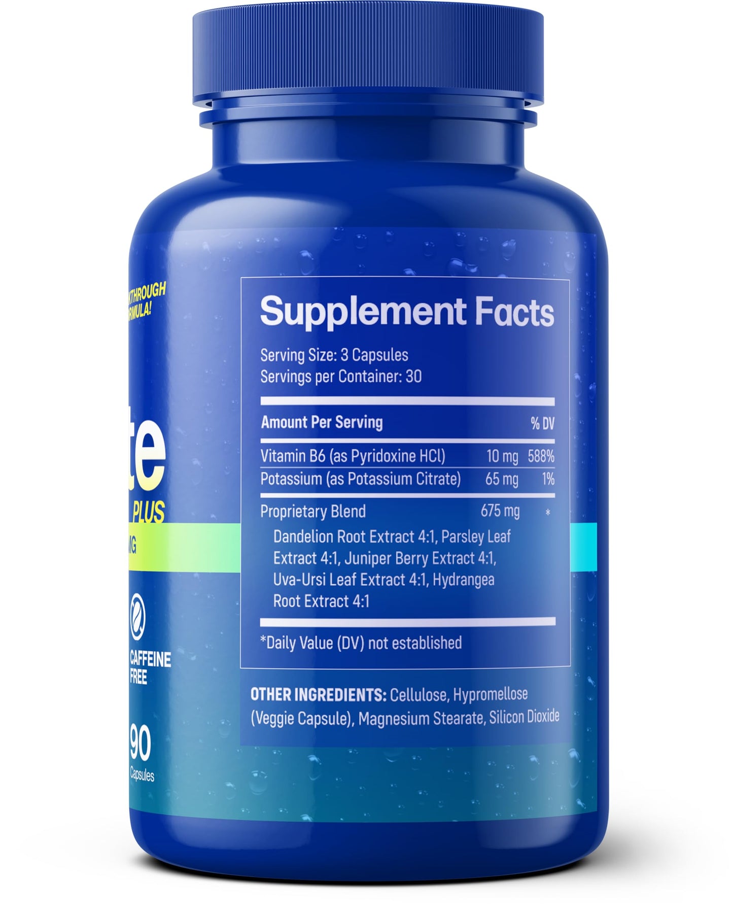 BioGrove Water Pills for Swollen Feet and Legs Capsule 90 Count