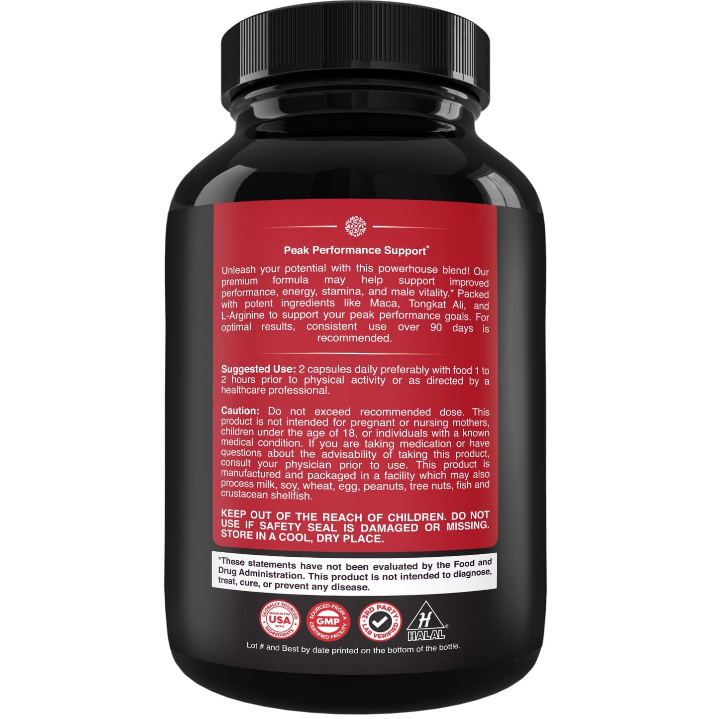 Natures Craft Extra Strength Testosterone Booster for Men Capsules 120