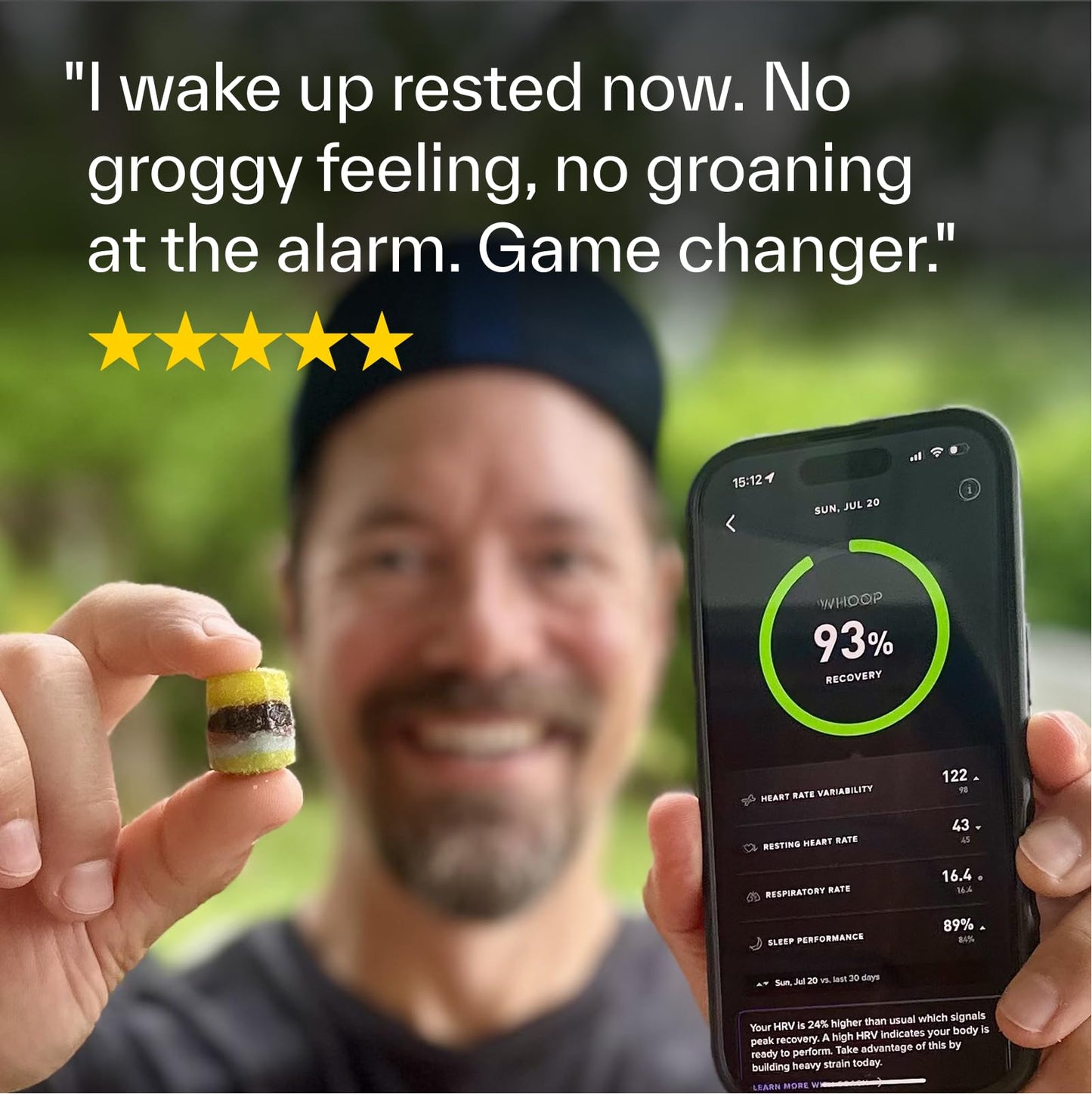 Elo Health Sleep Gummies for Deep Recovery & Restful Sleep, Magnesium, L-Theanine & Low-Dose Melatonin, Sugar-Free, Vegan, Non-GMO, 56 Gummies