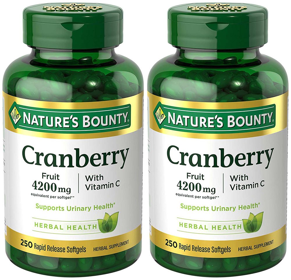 Nature's Bounty Cranberry Softgels 500