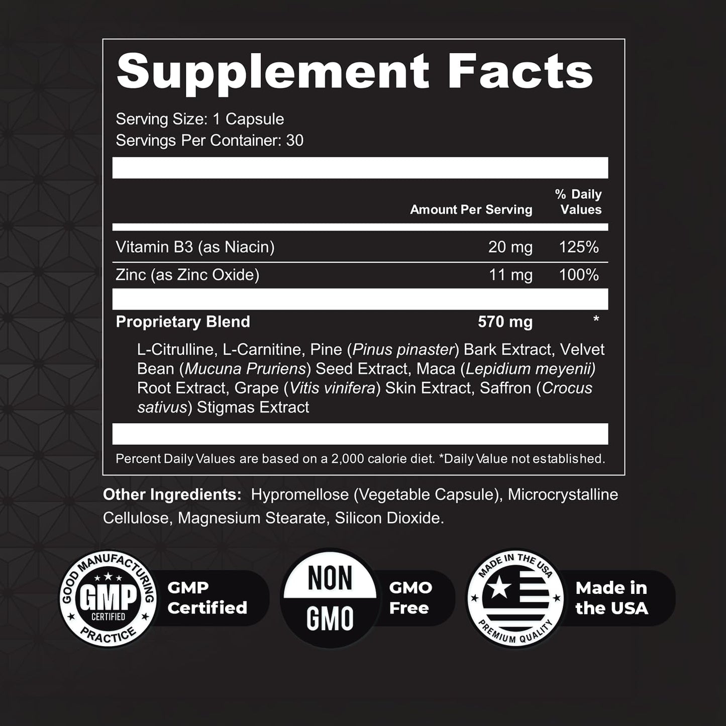 Nature’s NutriWave Garaherb L-Citrulline, Maca & Pine Bark Capsule, 60 Capsules