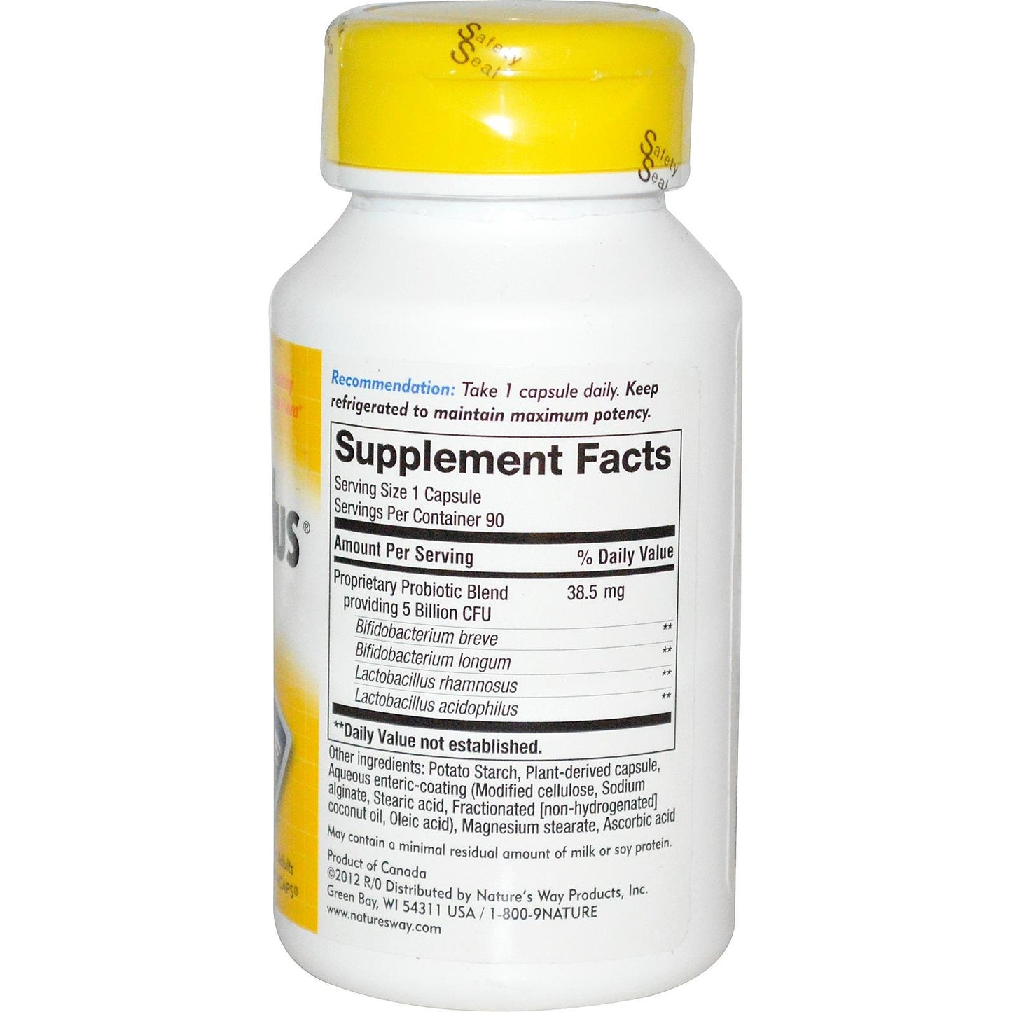 Nature's Way Primadophilus Bifidus Capsule, 1 Count
