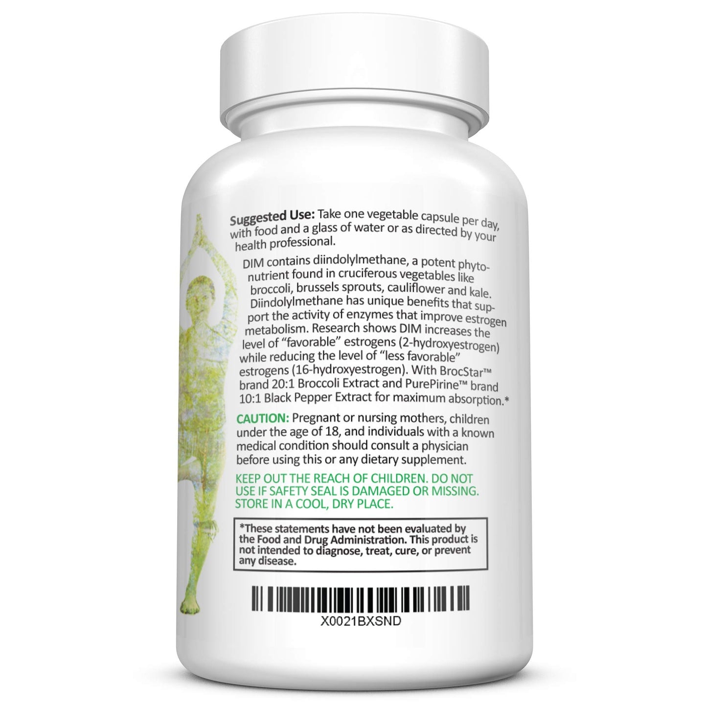 Allied Life Sciences DIM Diindolylmethane Plus Broccoli Seeds Extract Capsules, 60 Count