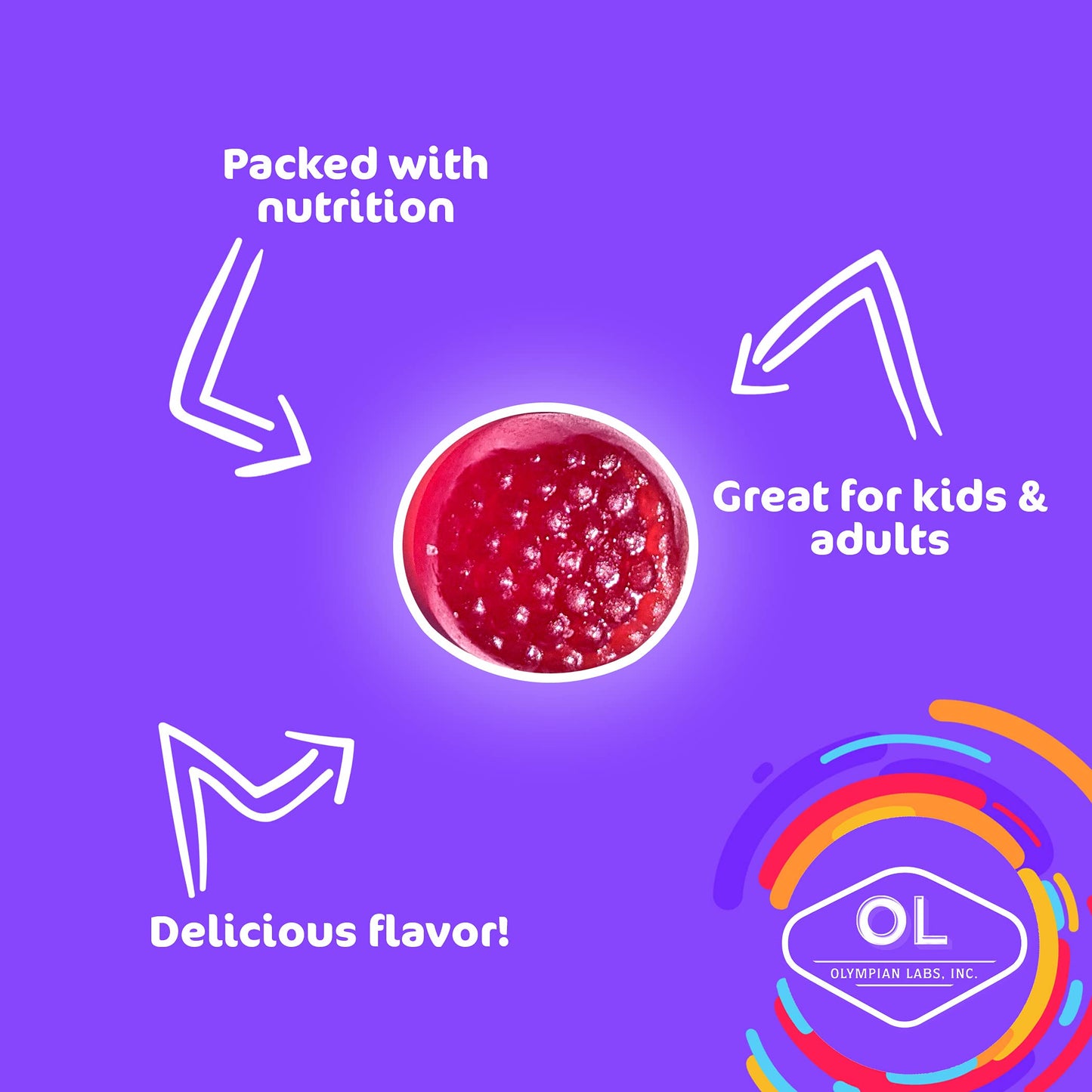 Olympian Labs Kid's Elderberry Gummies 60 Count