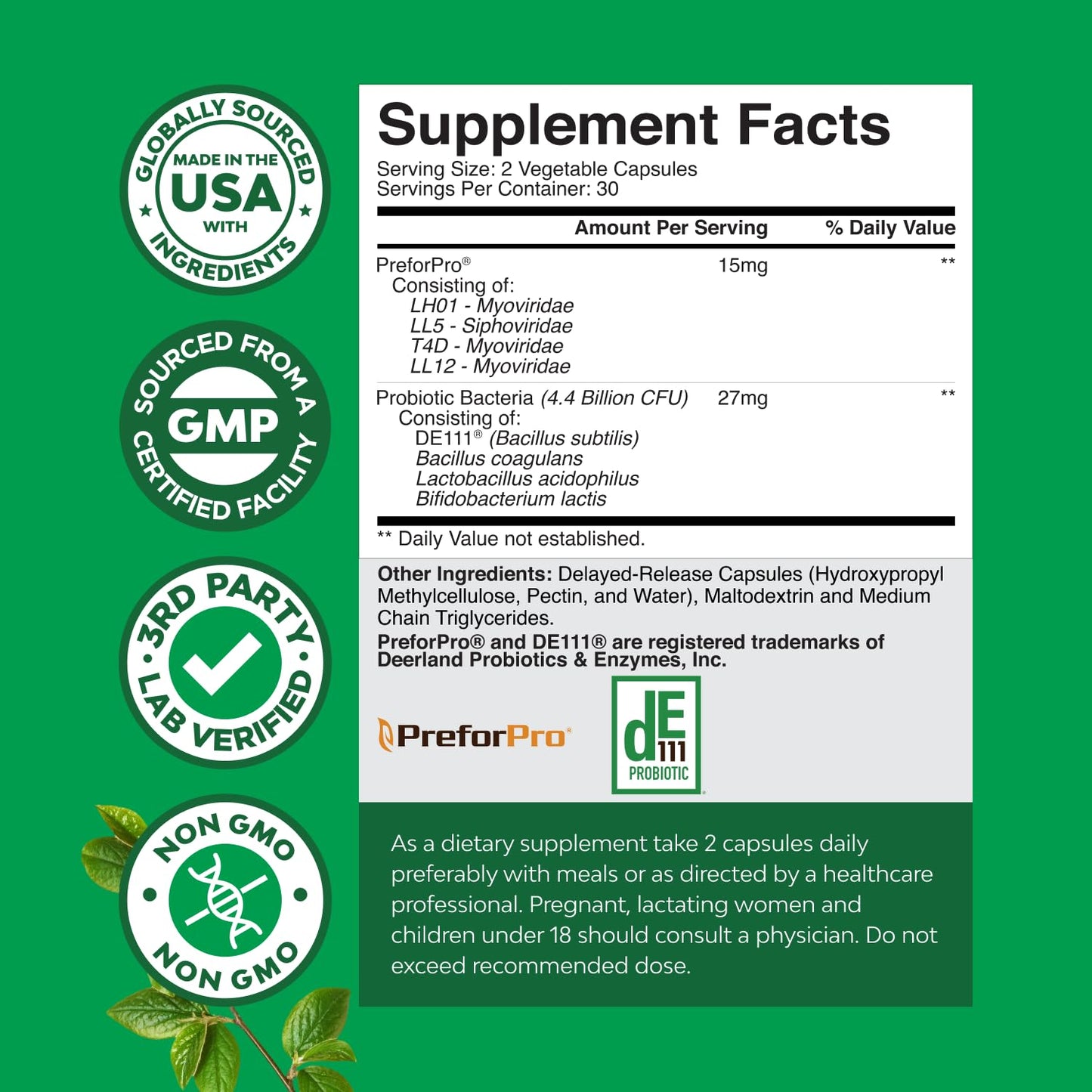 Natures Craft Prebiotics and Probiotics Gut Health Supplement-Super Potent Digestive Health Acidophilus Probiotic Capsules with Men & Womens Probiotics & Prebiotics for Colon Digestive Support and Immunity, 60 Capsules