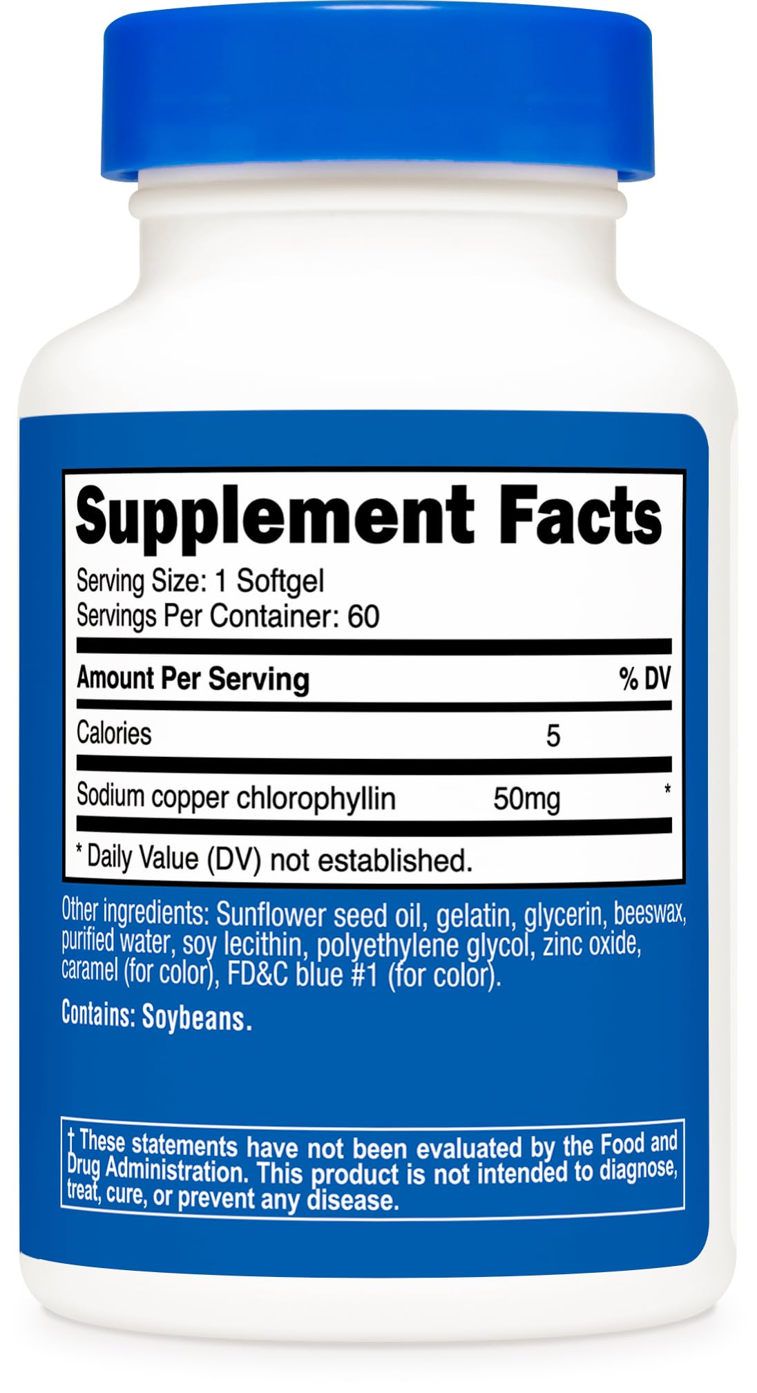 Nutricost Chlorophyll 50mg Softgels, 60 Count