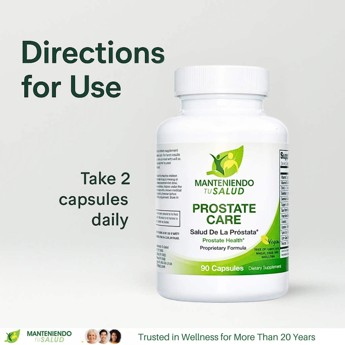 Manteniendo Tu Salud Prostate Care Saw Palmetto Extract 60 Capsules