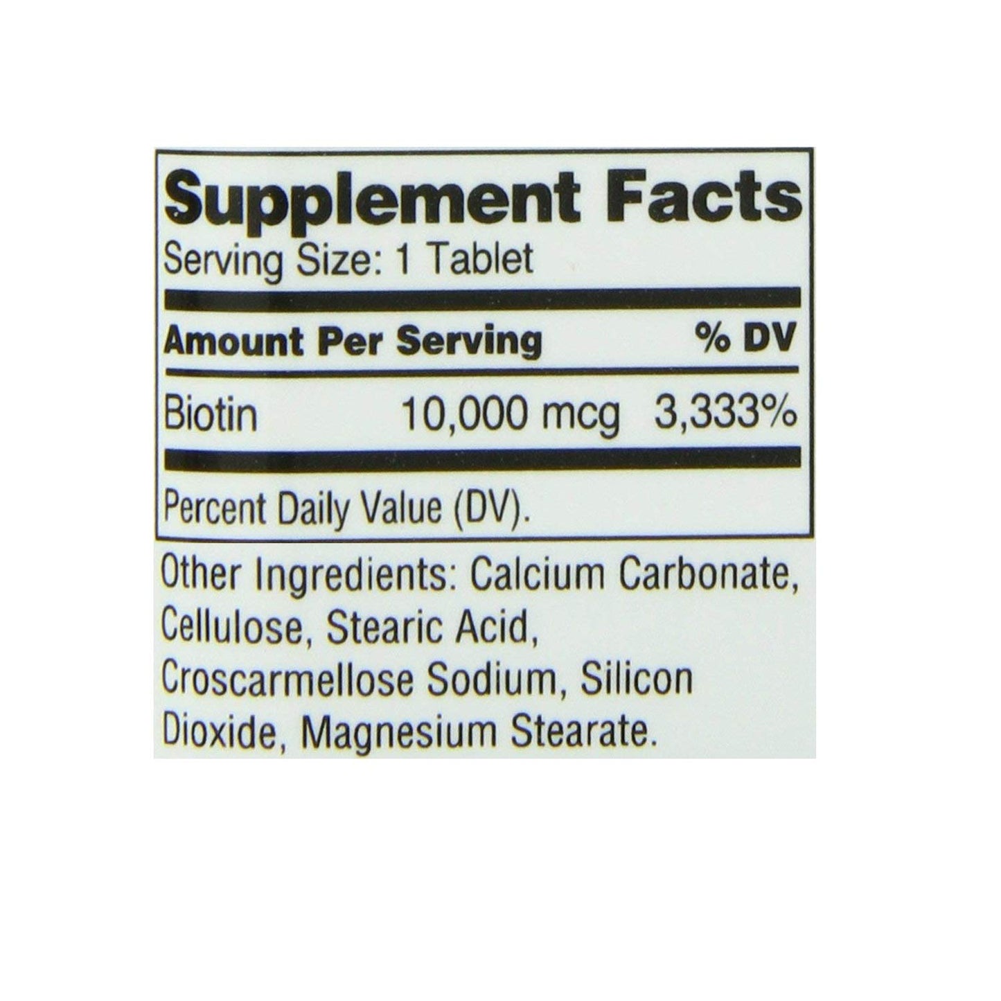 21st Century Biotin 10000 mcg Tablet, 360 Tablets