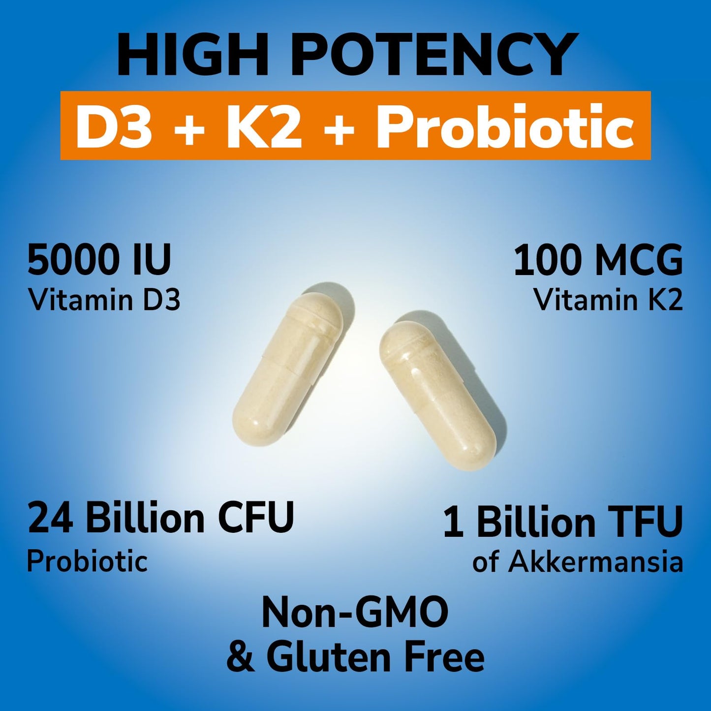 Vitalibre D3 K2 Probiotic Supplement Capsule, 30 Capsules