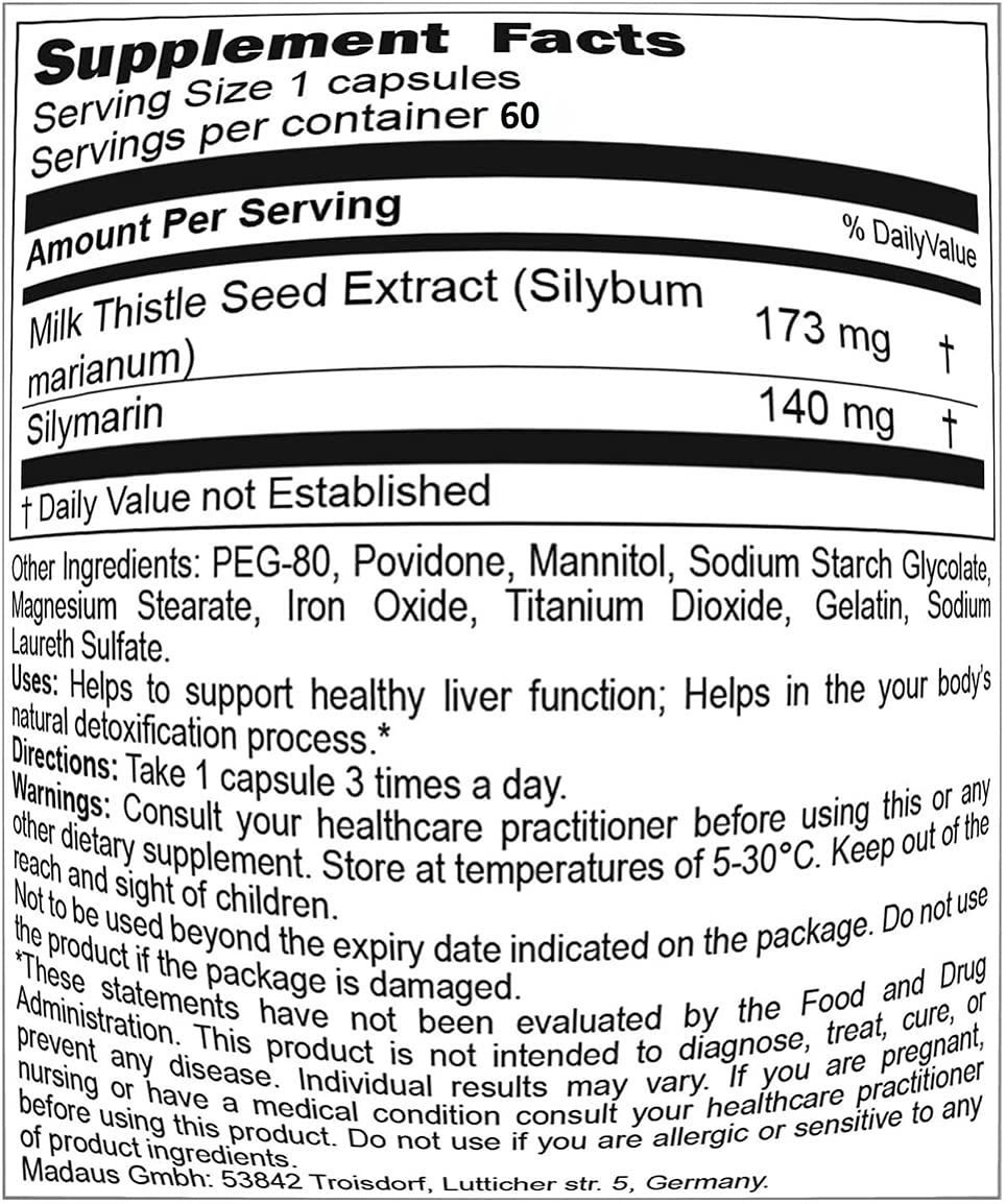 Big Man Madaus Legalon 140mg 60 Capsules