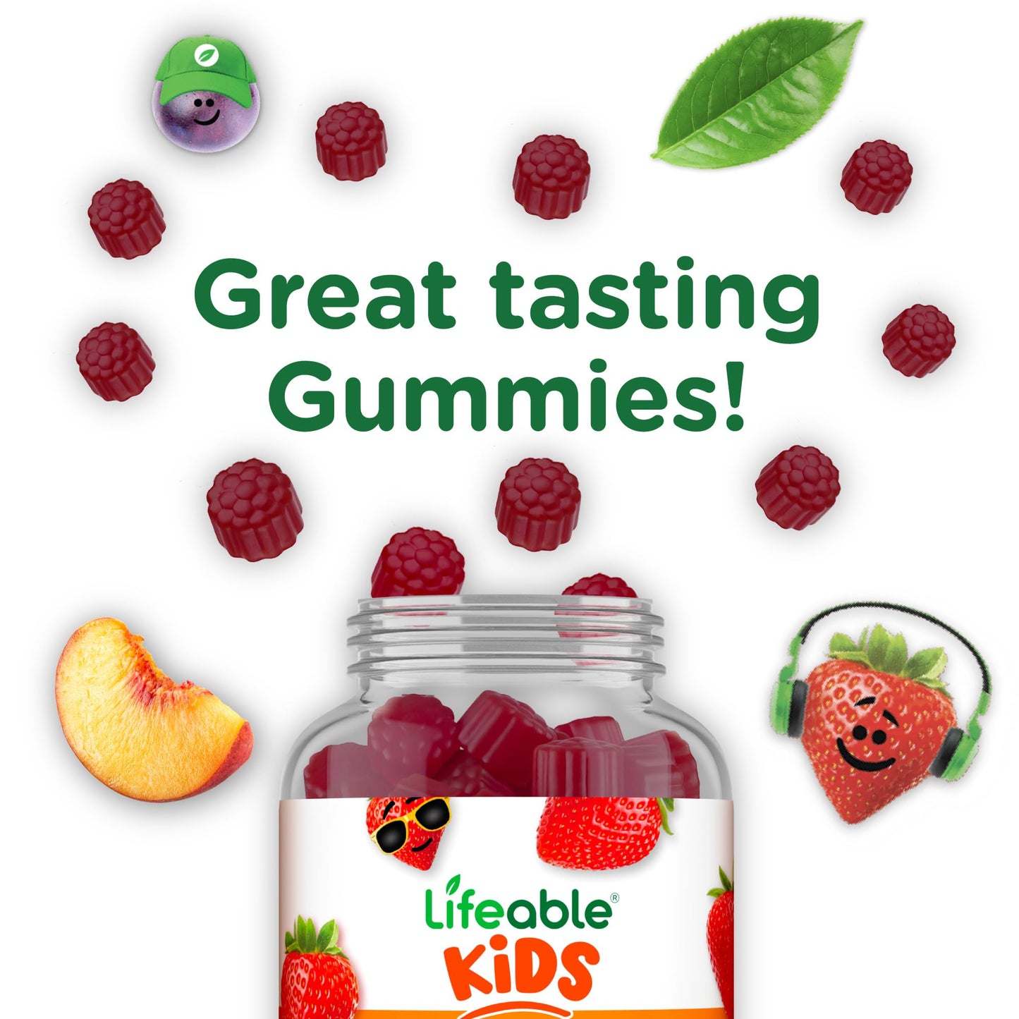 Lifeable Kids Immune Support Gummies, 90 Gummies