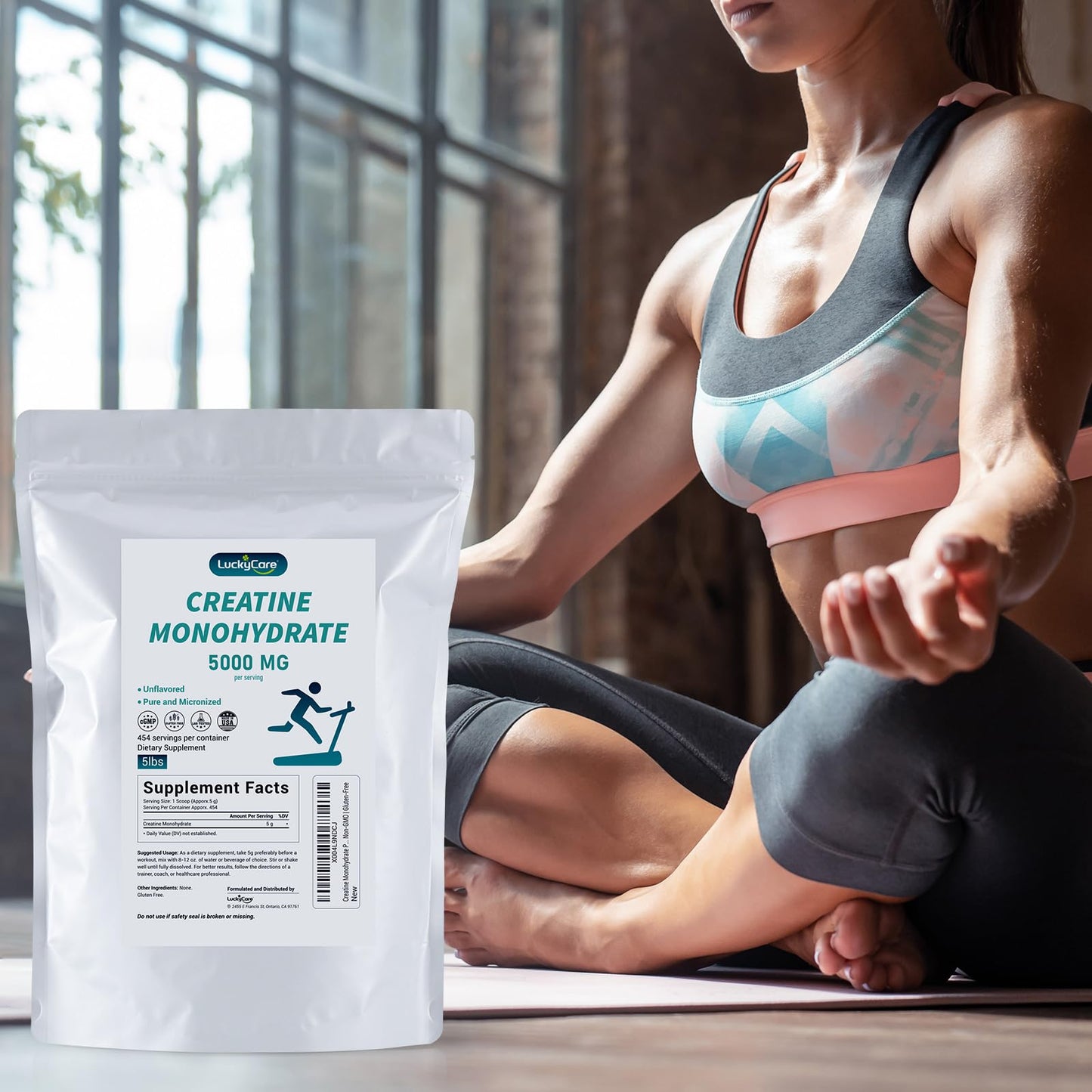 Luckycare Creatine Monohydrate Powder 80